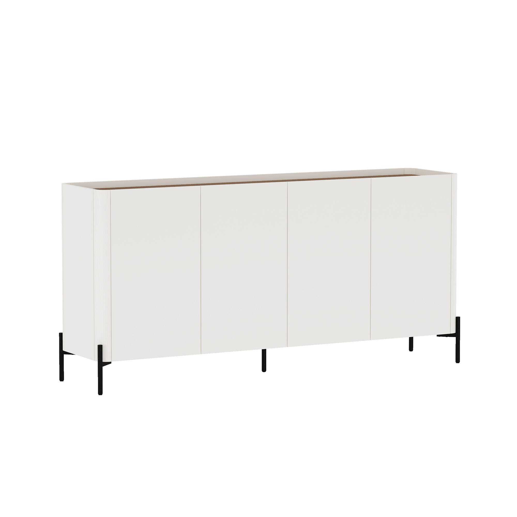 Manhattan Comfort Abbey Sideboard, Maple/Off White, large