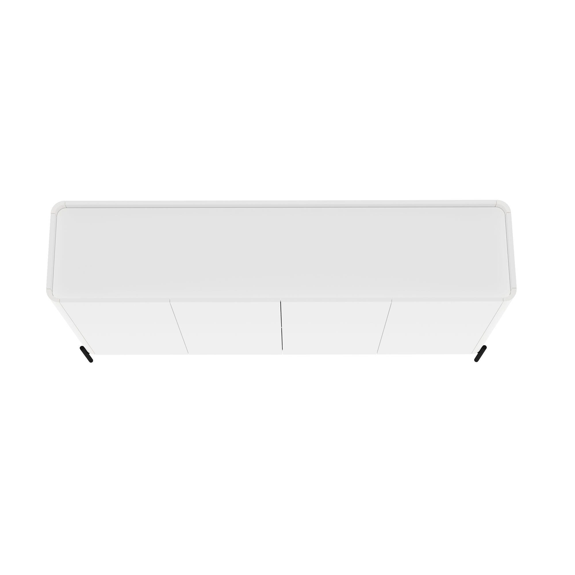 Manhattan Comfort Abbey Sideboard, White, large
