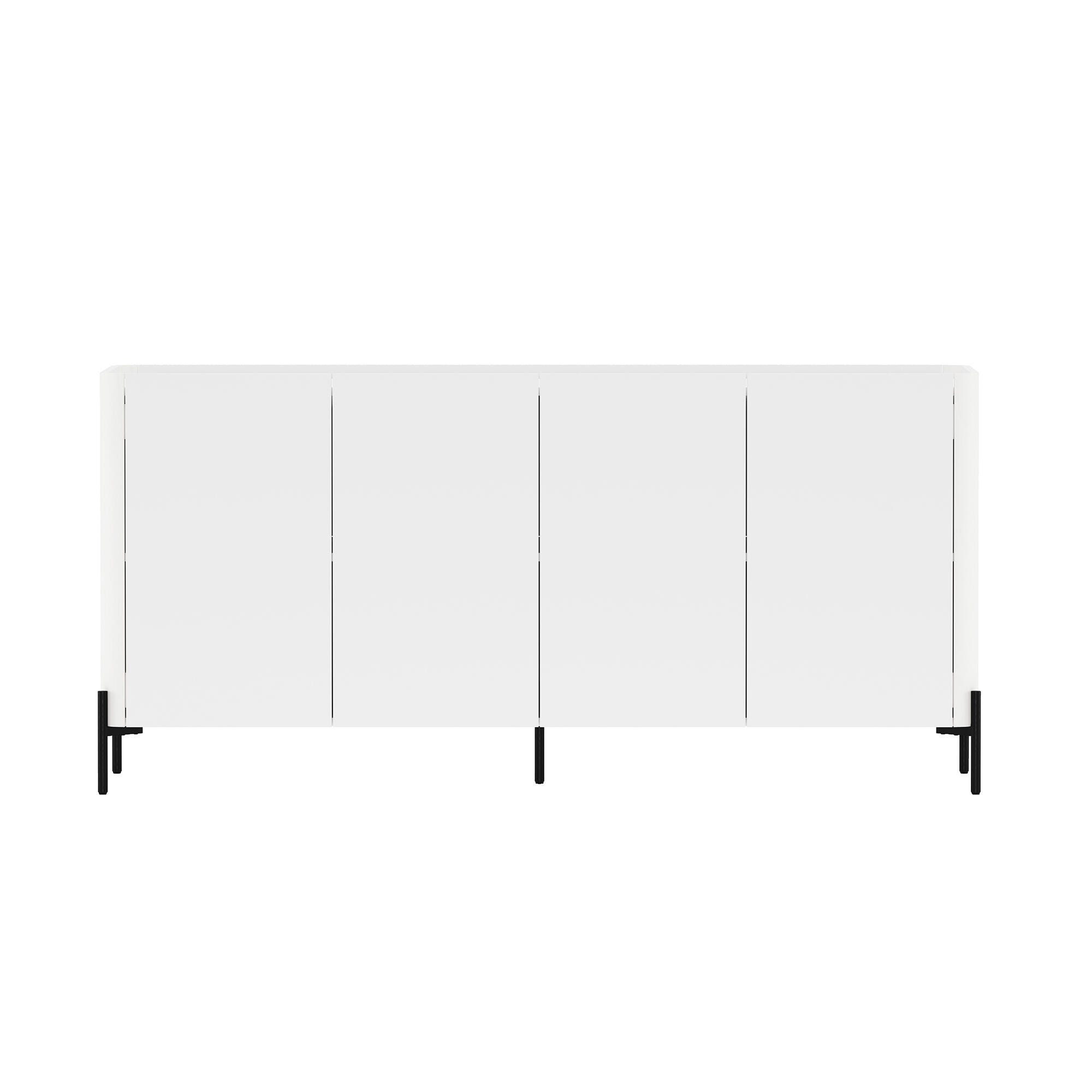Manhattan Comfort Abbey Sideboard, White, large