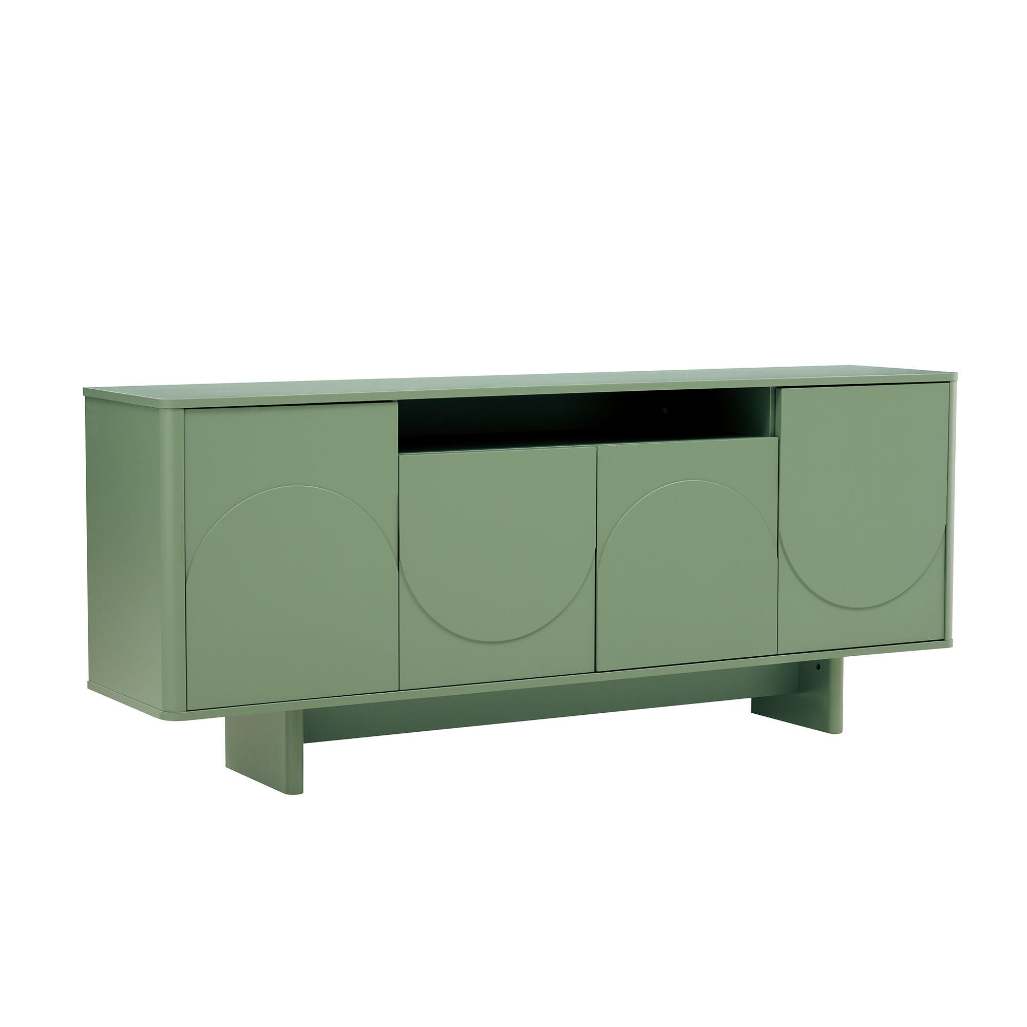 Manhattan Comfort Ella Sideboard, Sage Green, large