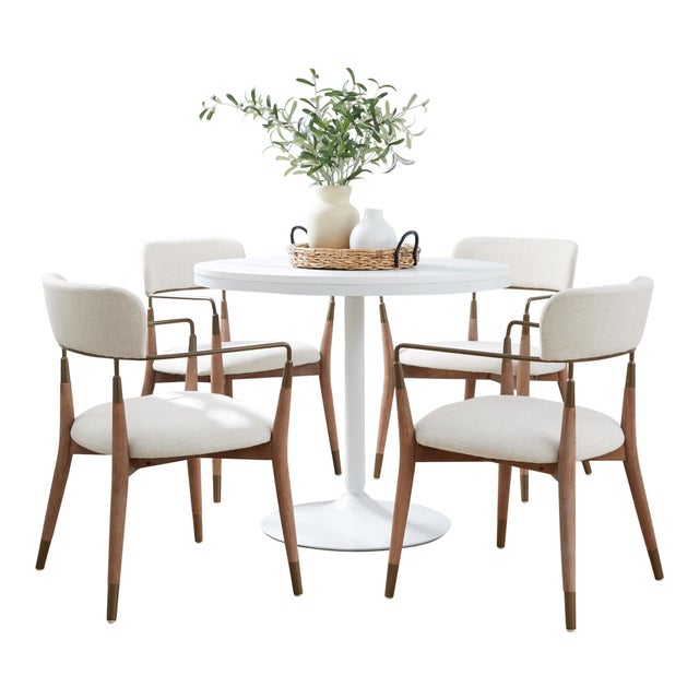 LumiSource Dakota Dining Table and 4 Chairs