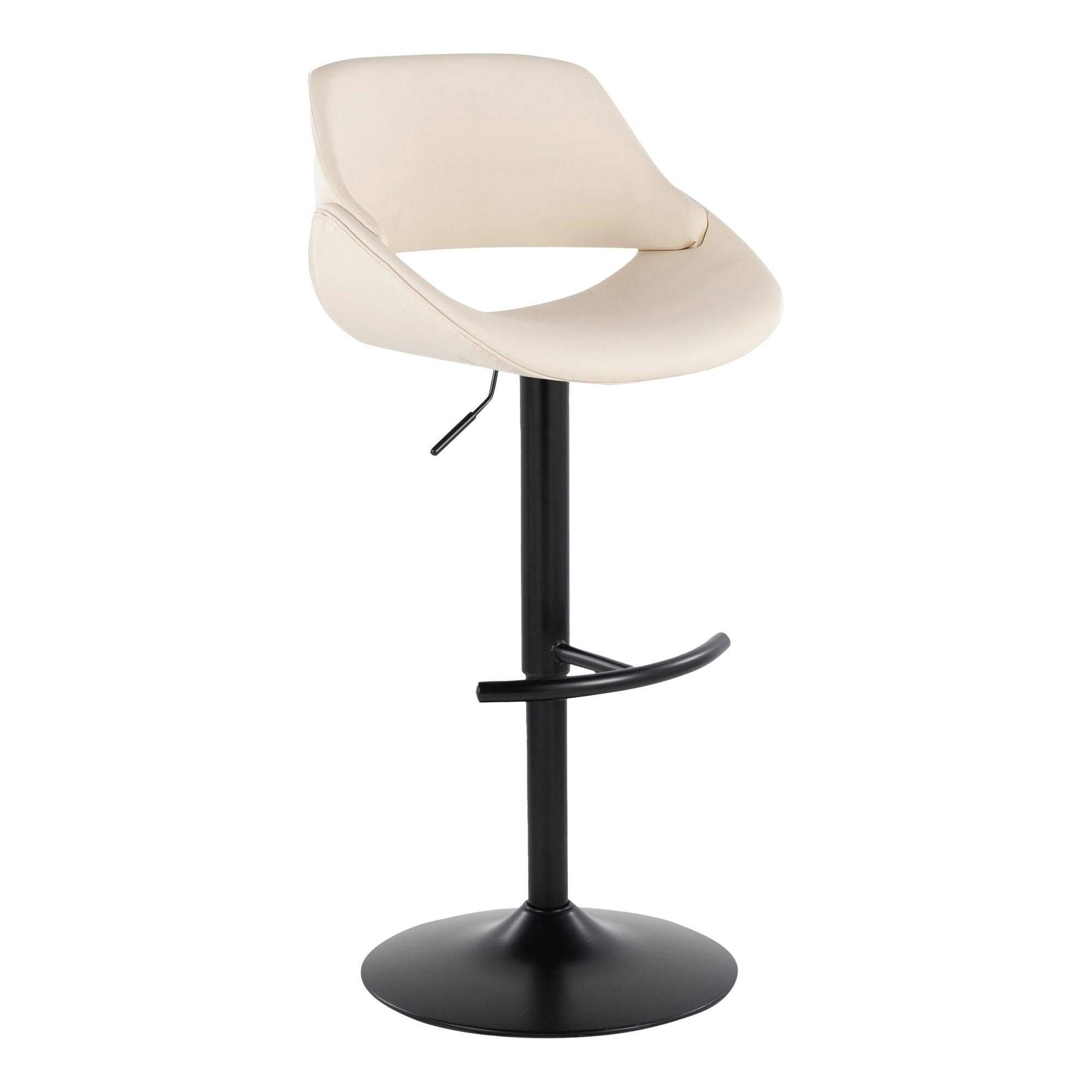 LumiSource Fabrizzi Bar Height Bar Stool (Set of 2), , large