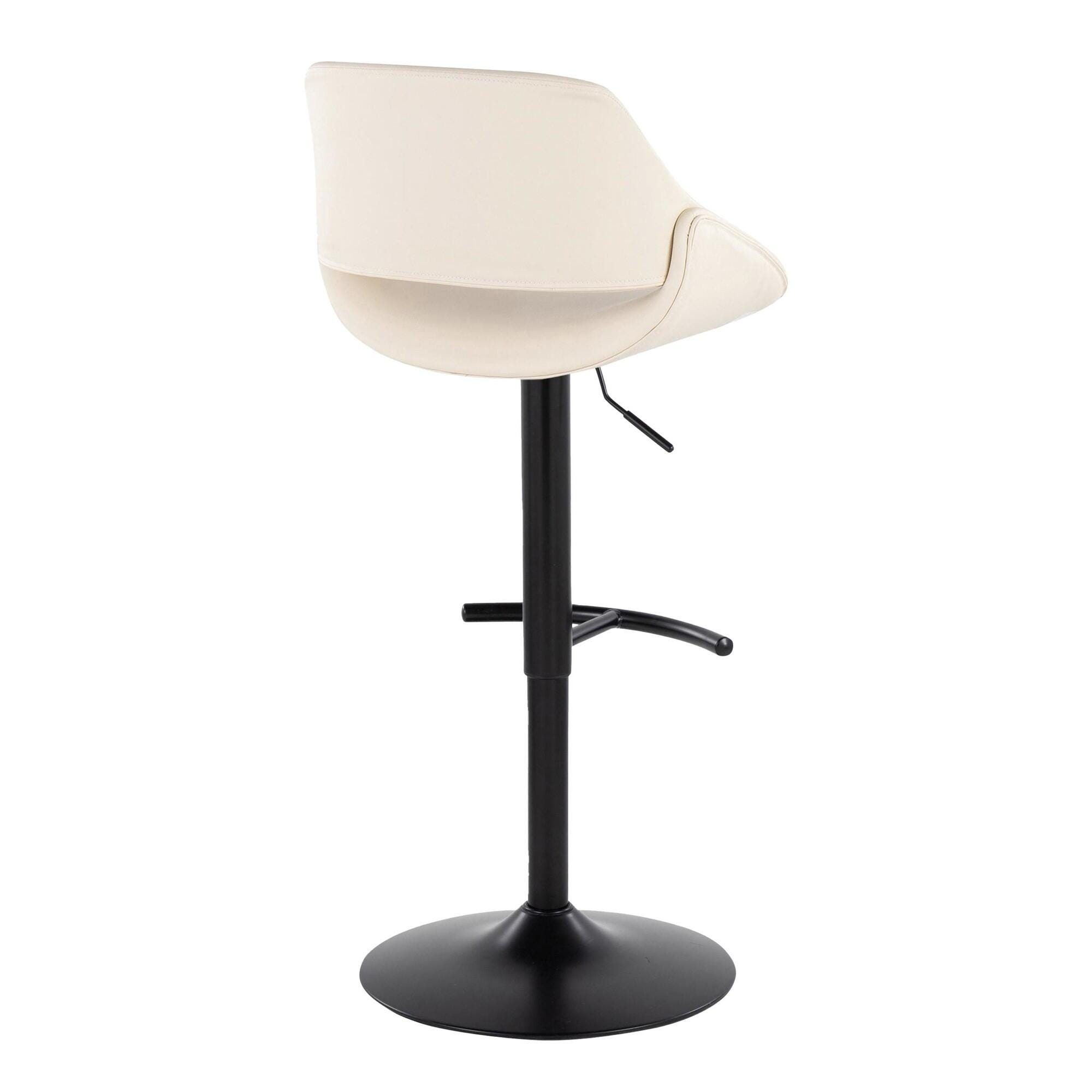 LumiSource Fabrizzi Bar Height Bar Stool (Set of 2), , large