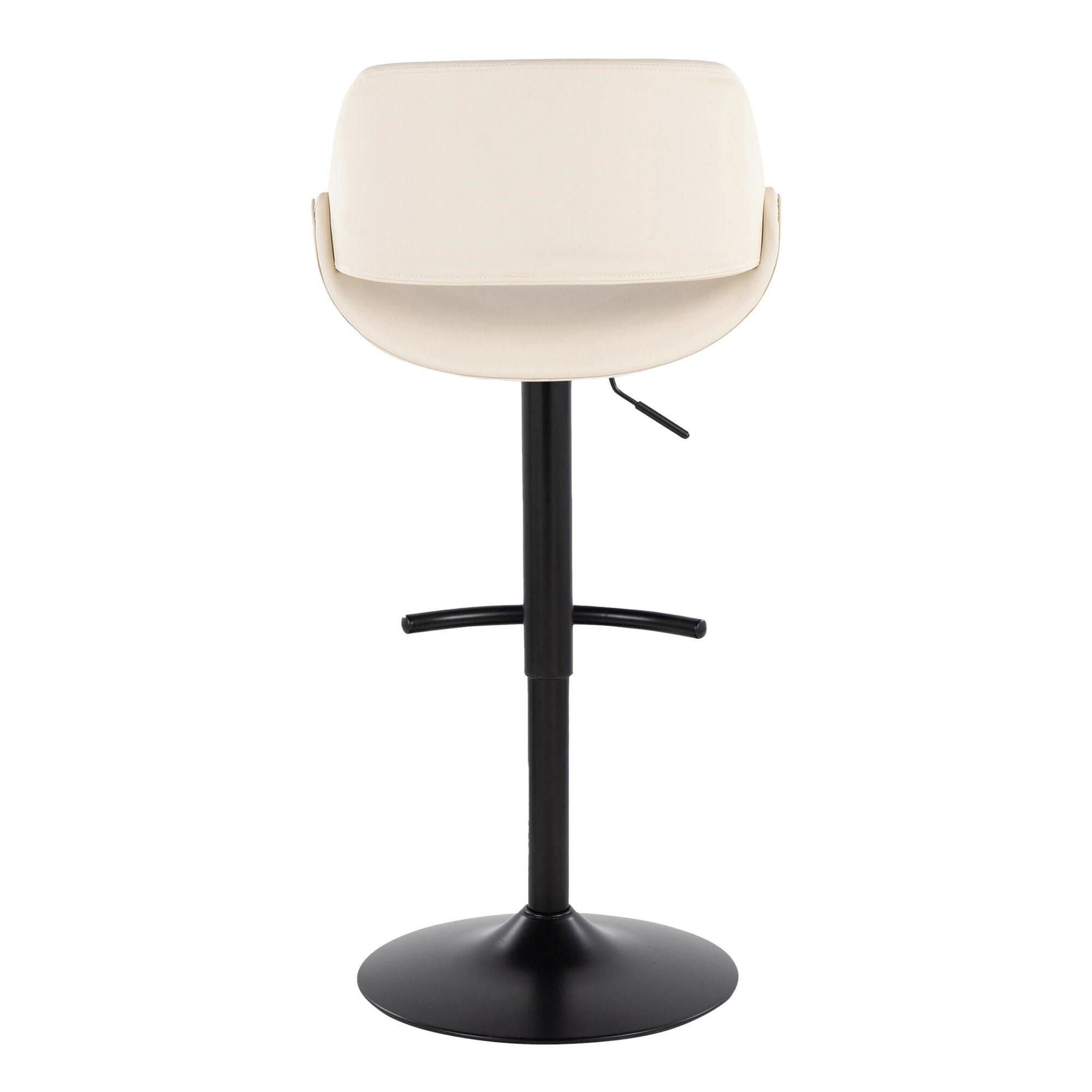 LumiSource Fabrizzi Bar Height Bar Stool (Set of 2), , large