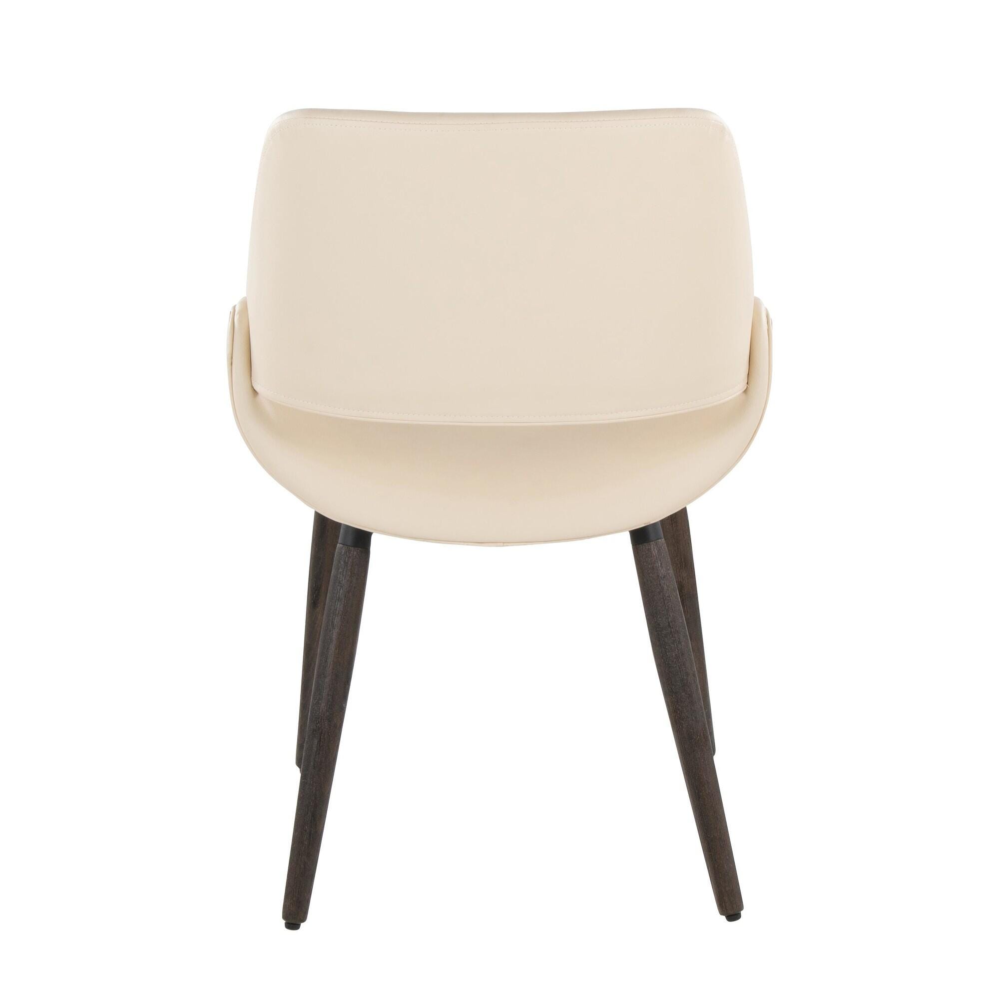 LumiSource Fabrizzi Dining Chair (Set of 2), Beige, large