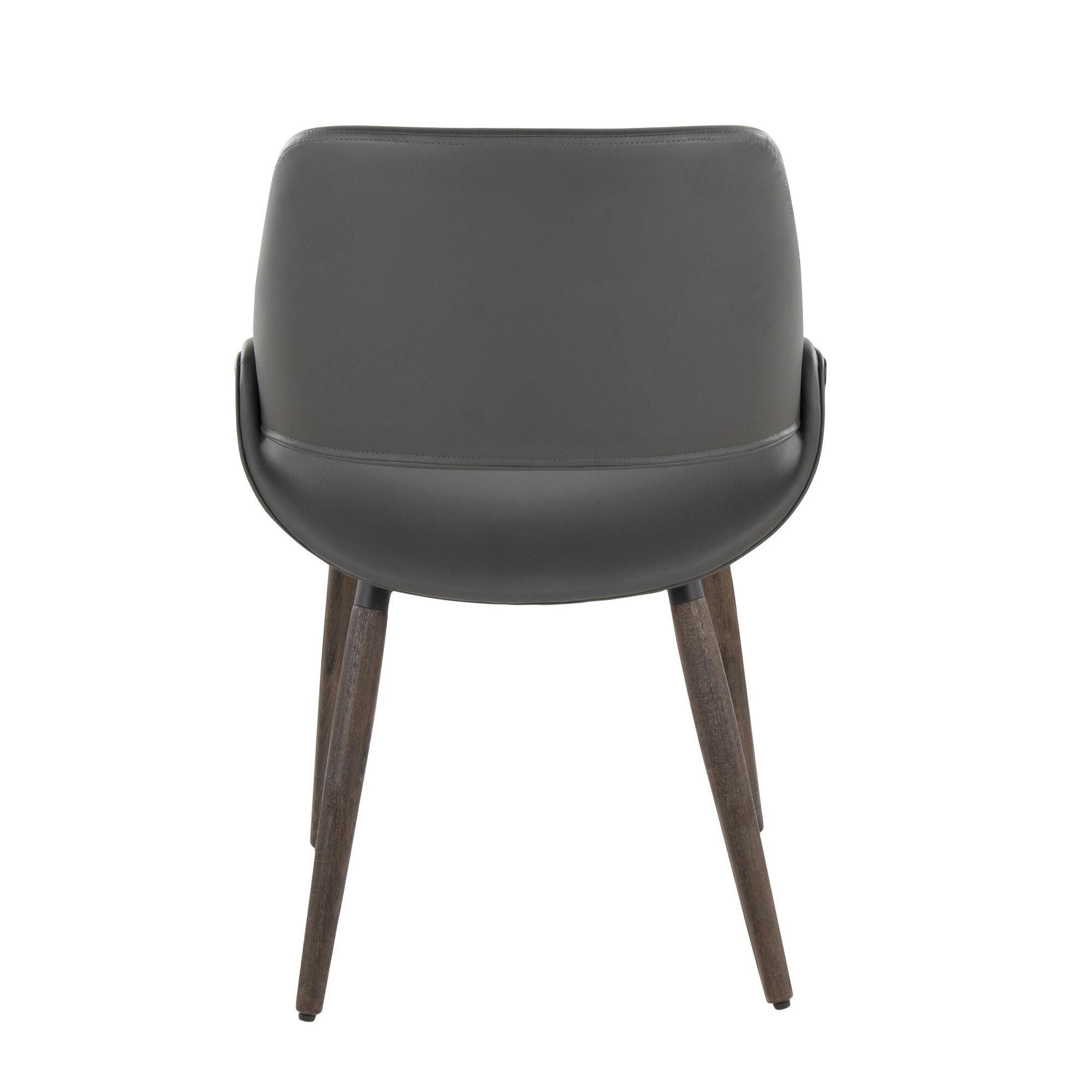 LumiSource Fabrizzi Dining Chair (Set of 2), Gray, large