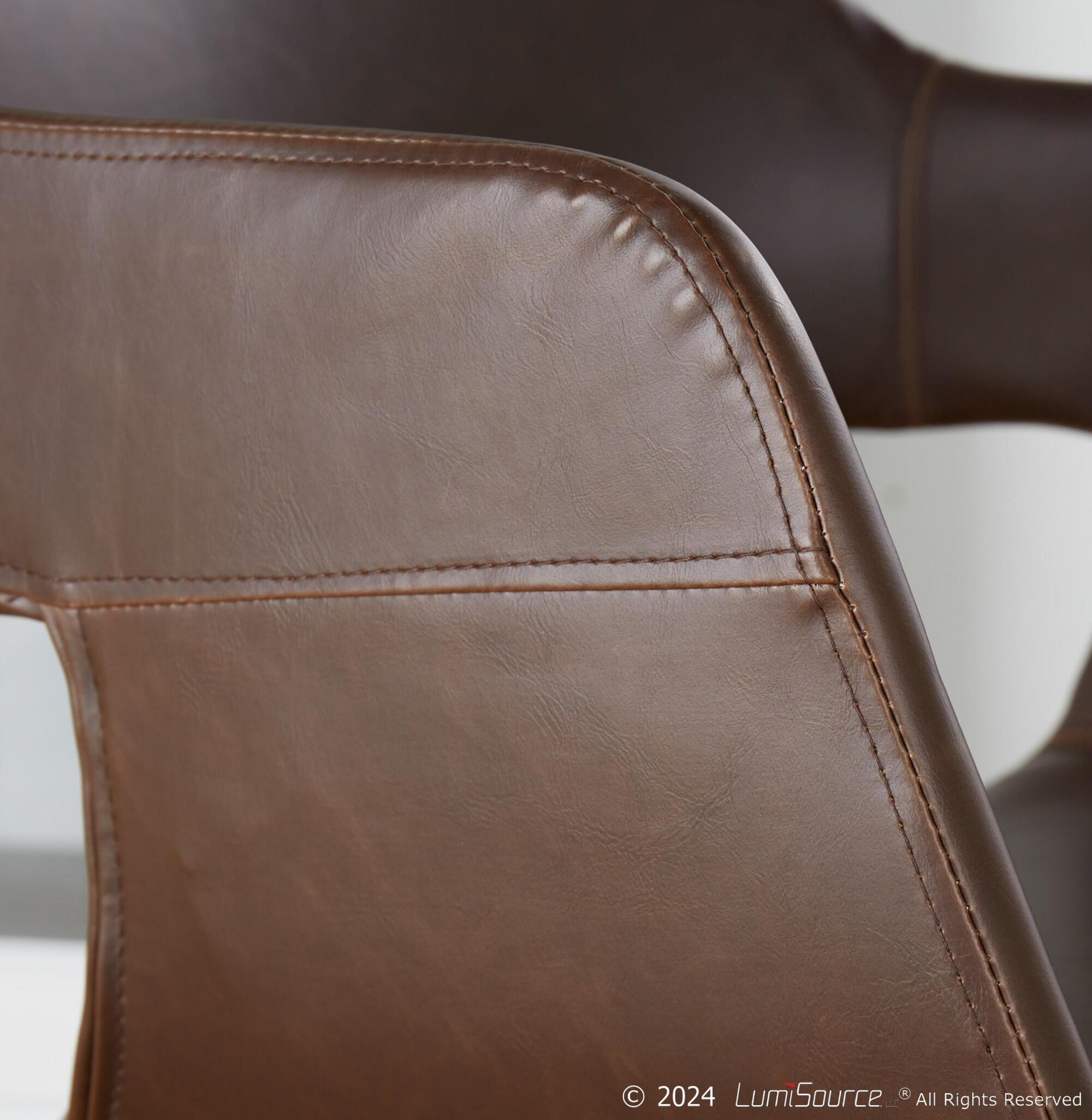LumiSource Margarite Dining Chair (Set of 2), Espresso, large