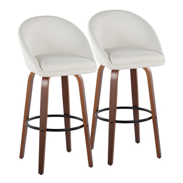 LumiSource Matisse Bar Height Bar Stool (Set of 2)