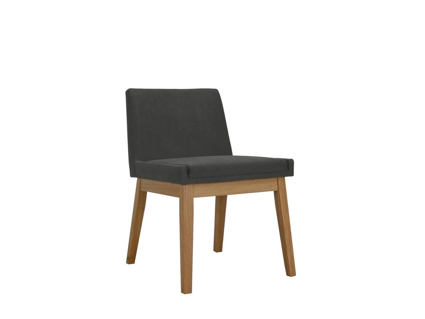 Midtown Concept Calveris Dining Table and 4 Chairs, Gray, large