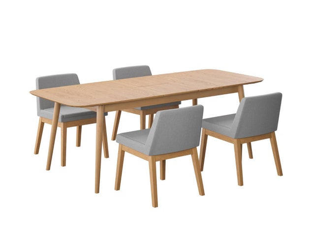 Midtown Concept Calveris Dining Table and 4 Chairs
