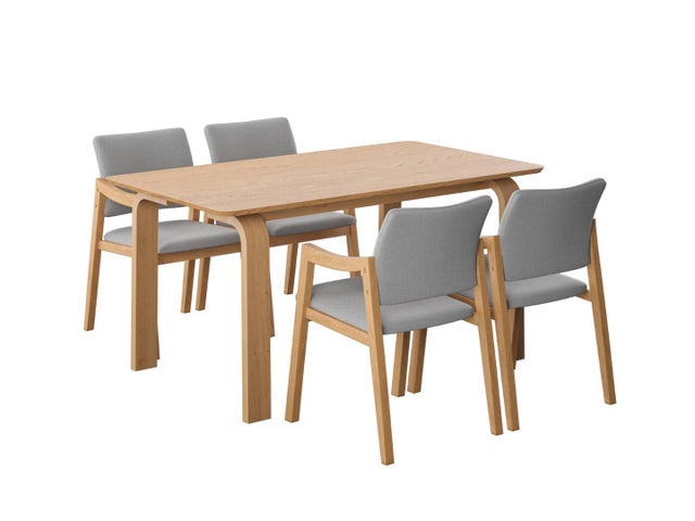 Midtown Concept Celestia Dining Table and 4 Chairs