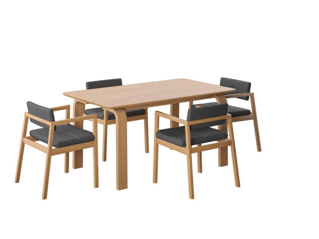 Midtown Concept Vaelmont Dining Table and 4 Chairs