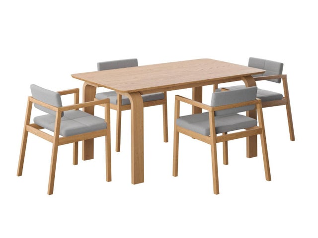 Midtown Concept Vaelmont Dining Table and 4 Chairs
