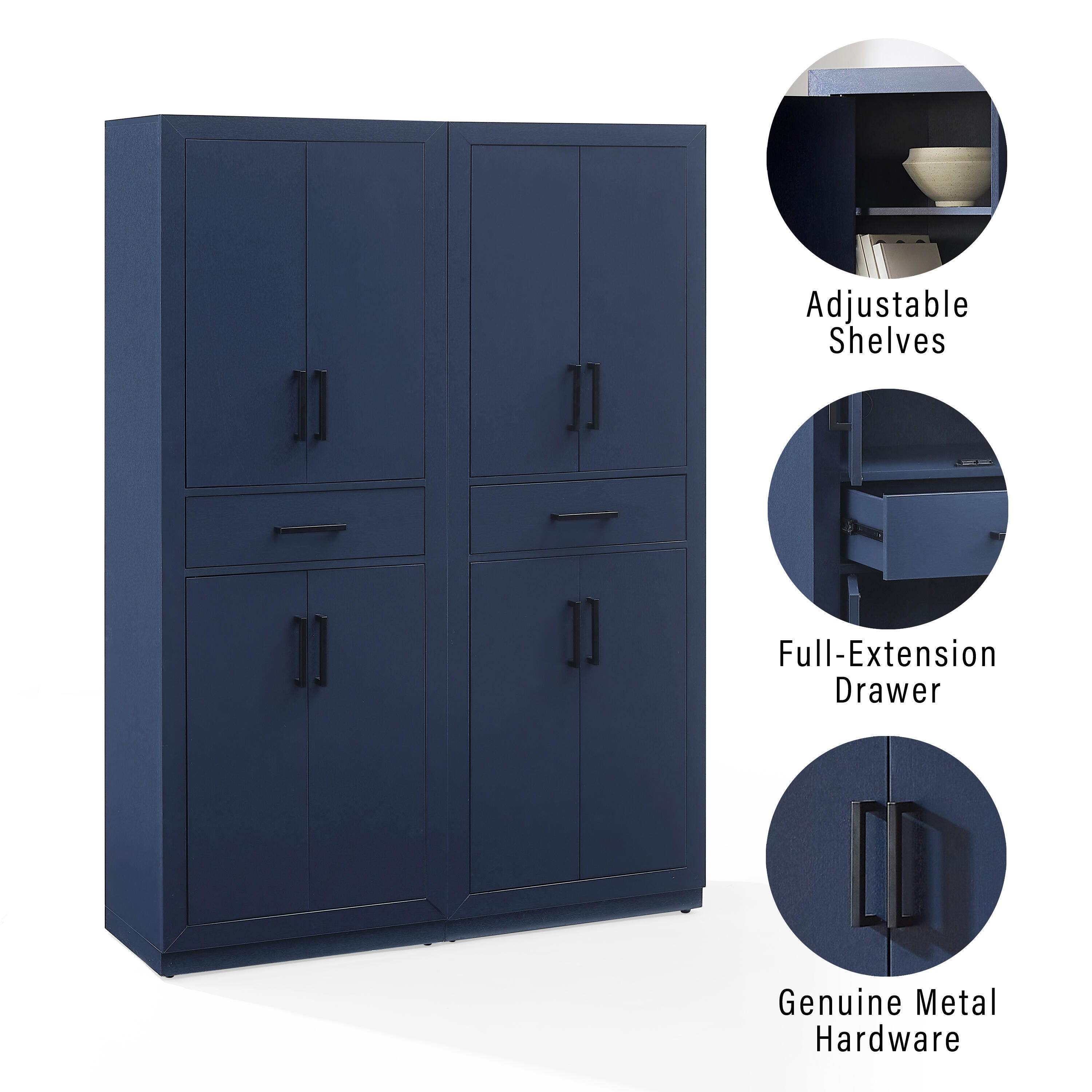 Crosley Furniture Isla 2-Piece Pantry Set, , large
