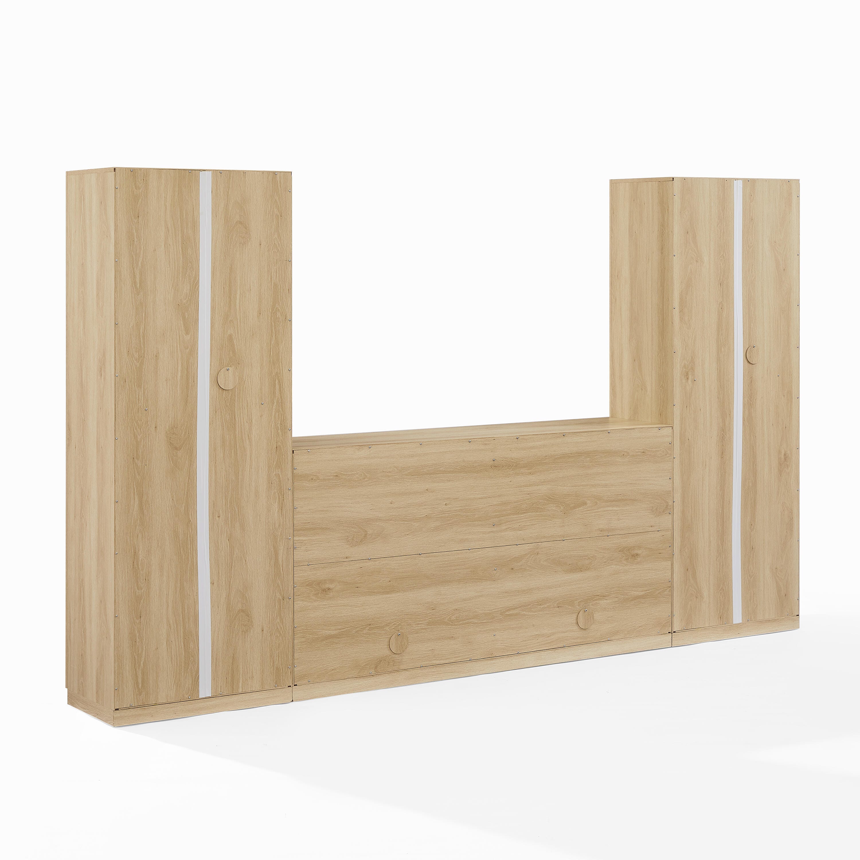 Crosley Furniture Isla 3-Piece Sideboard And Pantry Set, , large