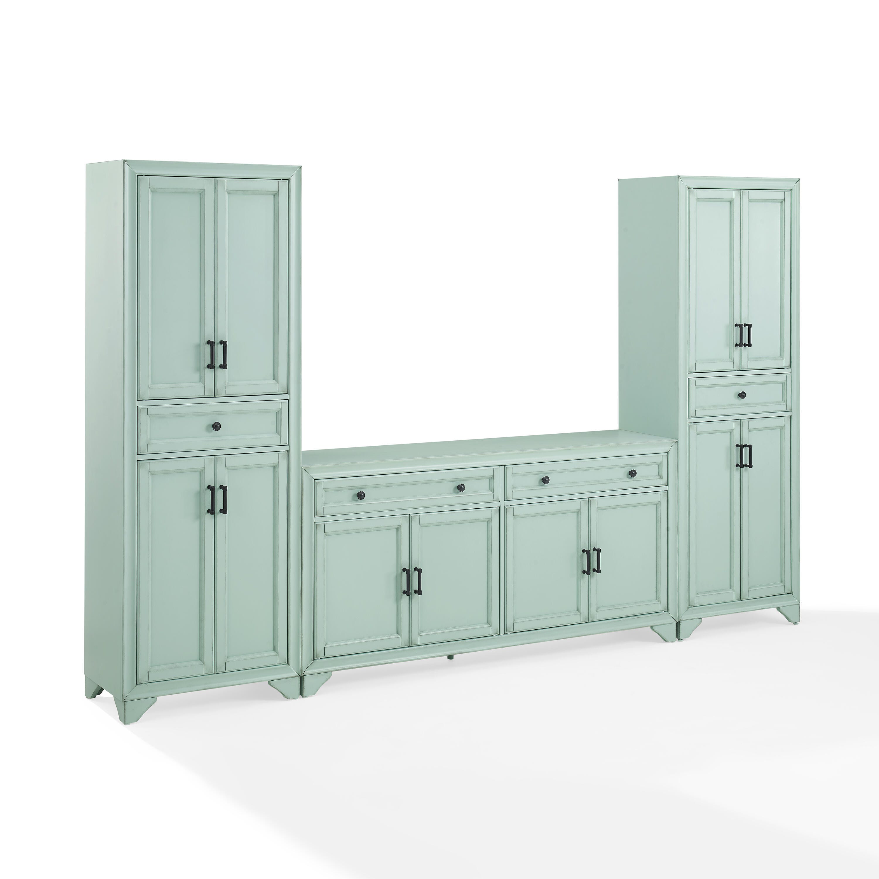 Crosley Furniture Tara 3-Piece Sideboard And Pantry Set, , large