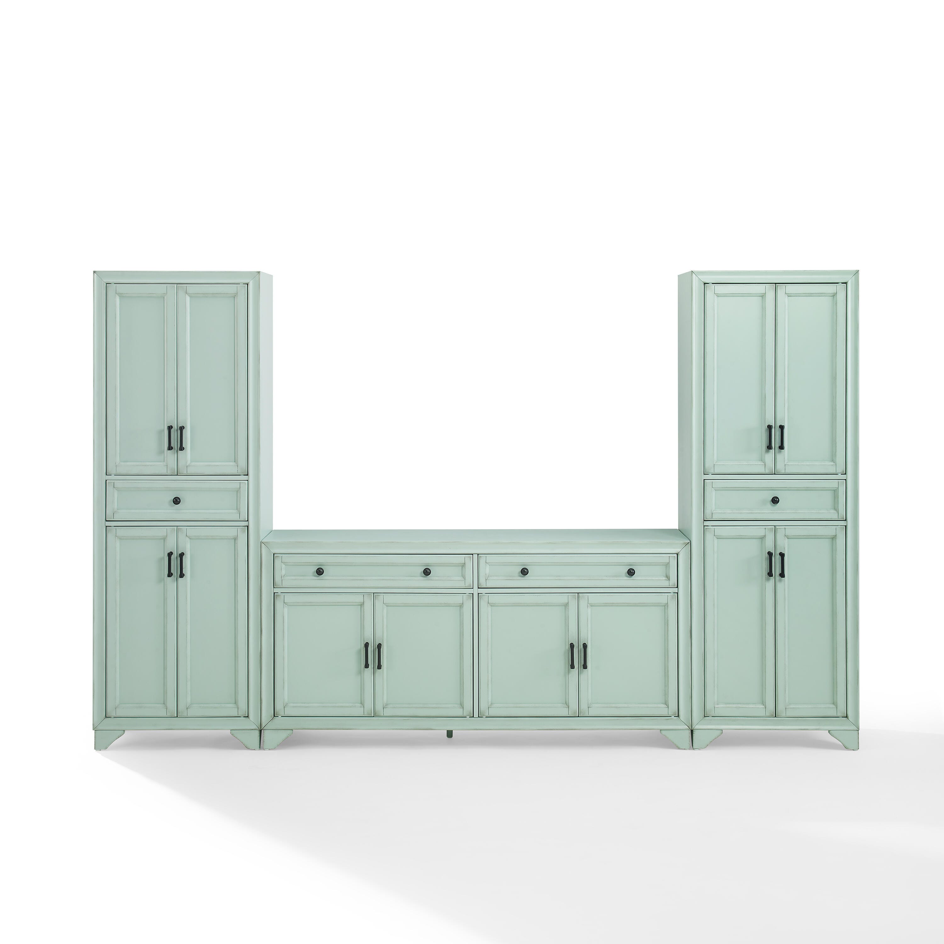 Crosley Furniture Tara 3-Piece Sideboard And Pantry Set, , large