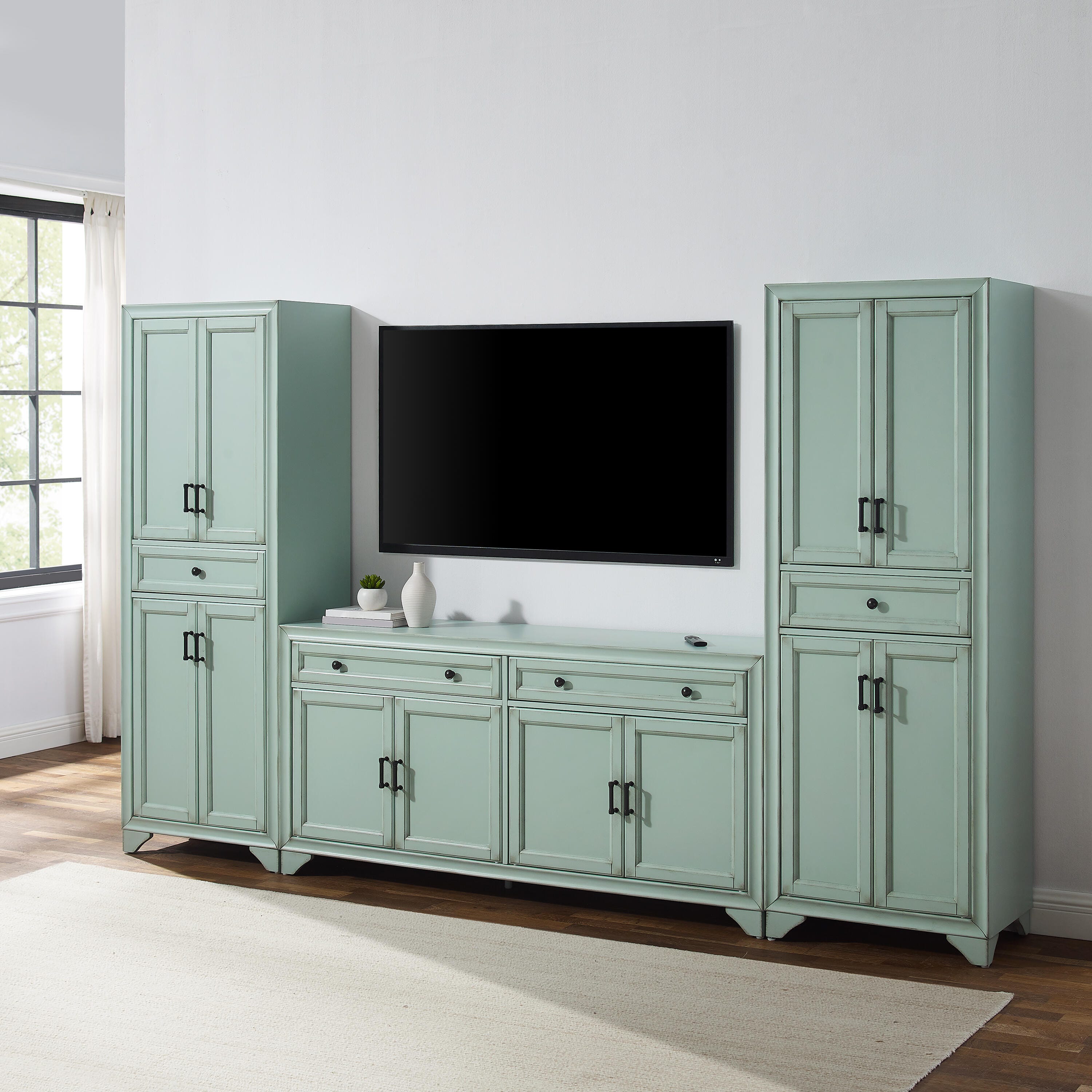 Crosley Furniture Tara Sideboard and Pantry - Thumbnail 3