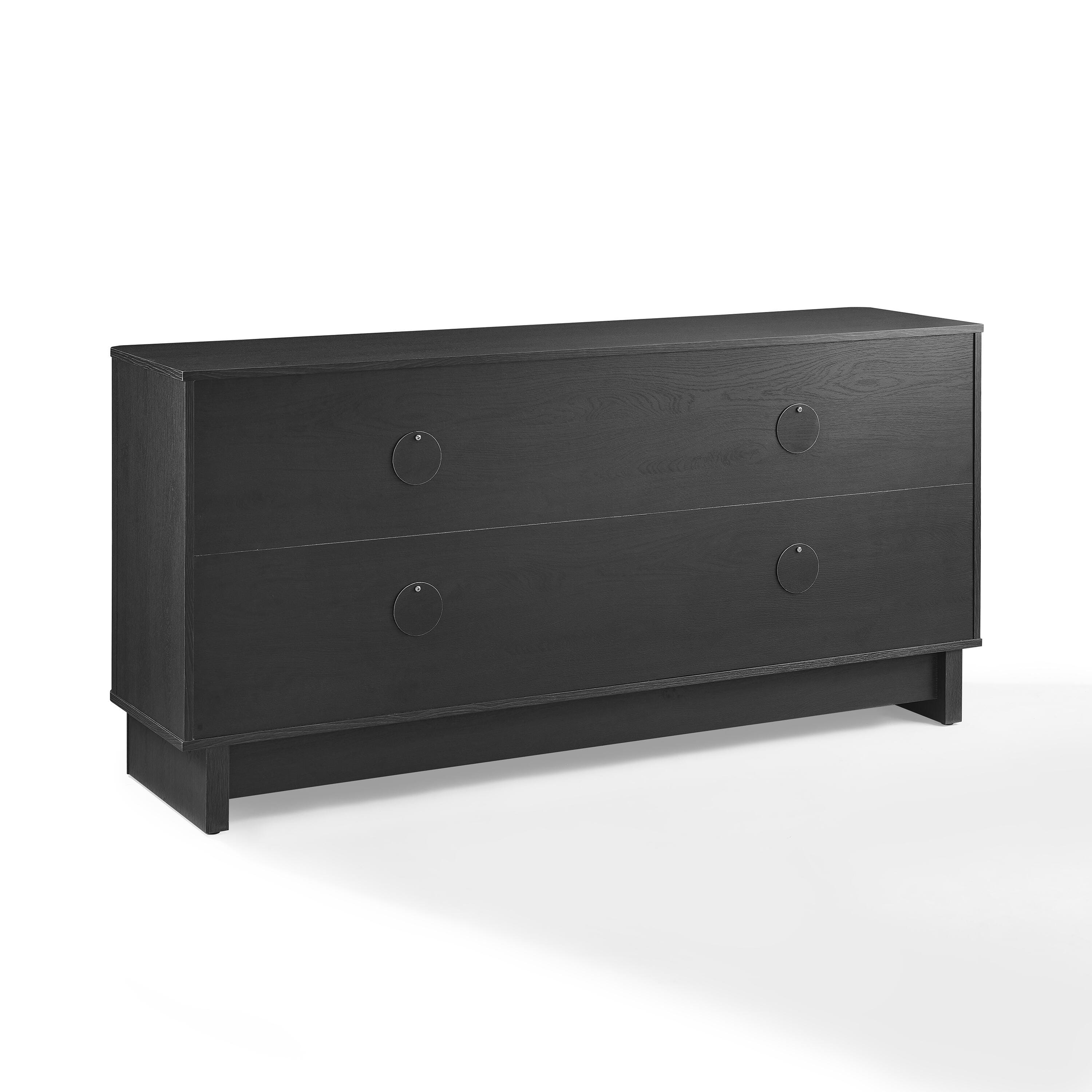 Crosley Furniture Wesley Sideboard, Black, large
