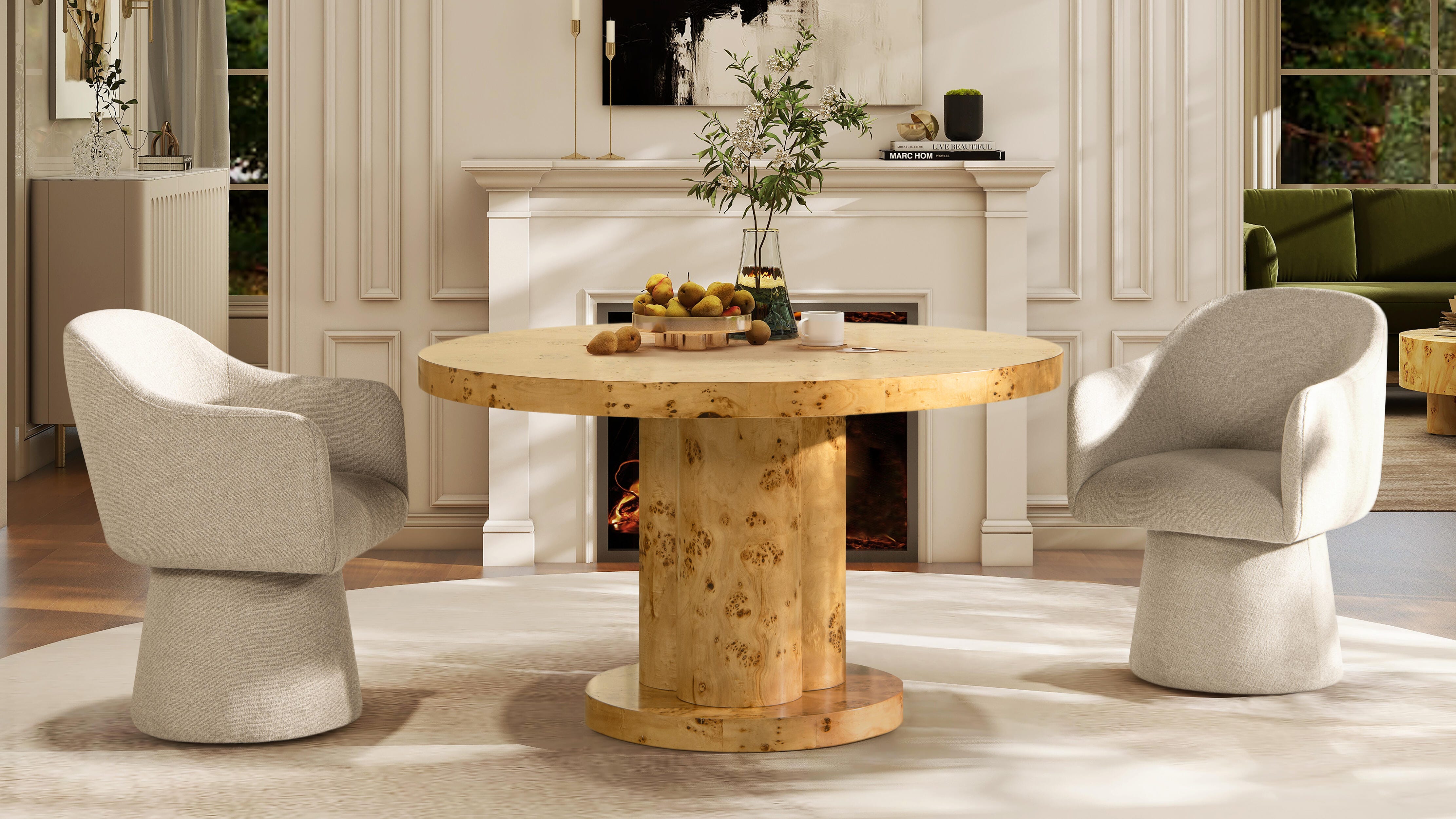 Jennifer Taylor Home Nebula Dining Table, , large