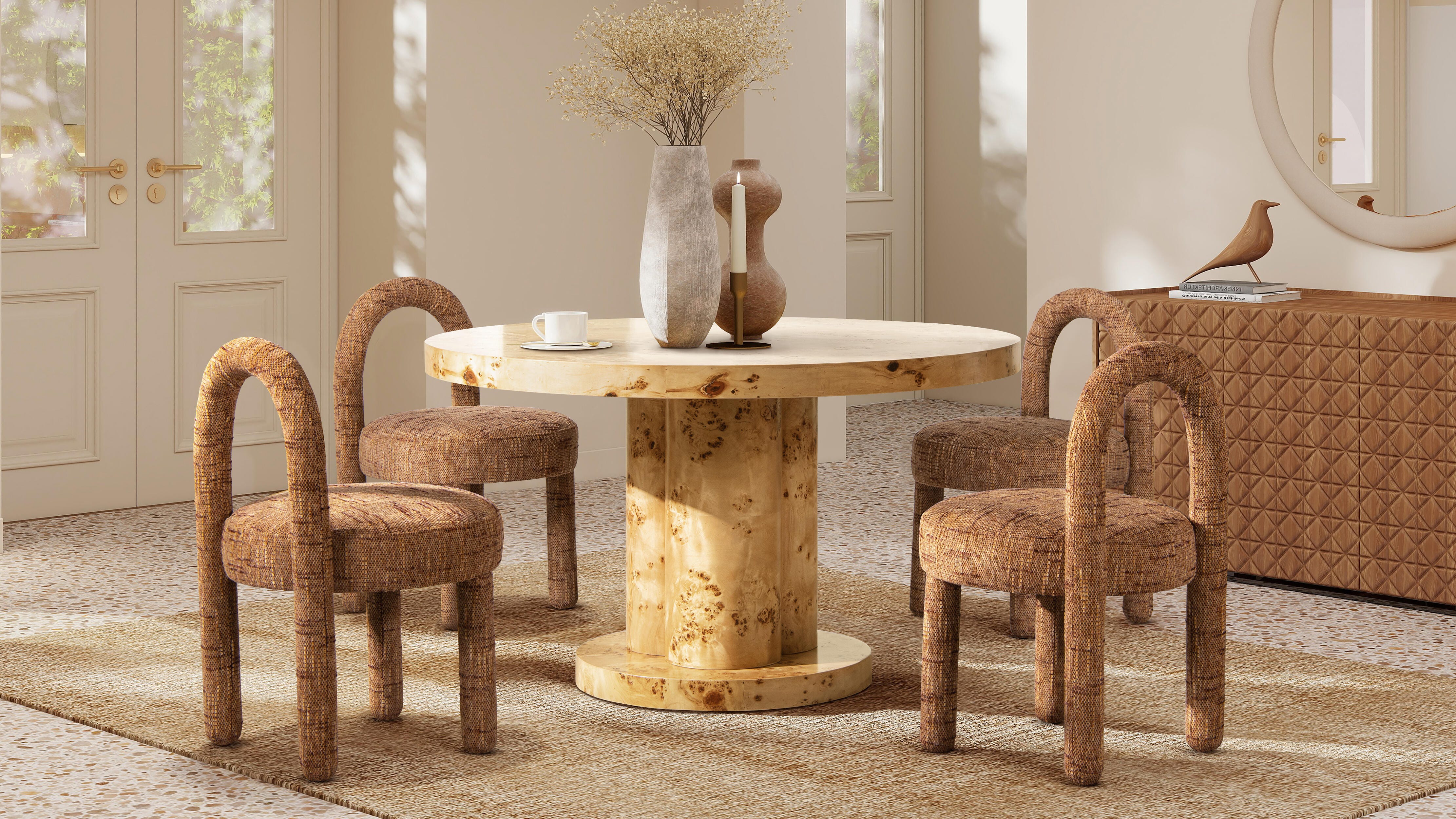 Jennifer Taylor Home Nebula Dining Table, , large