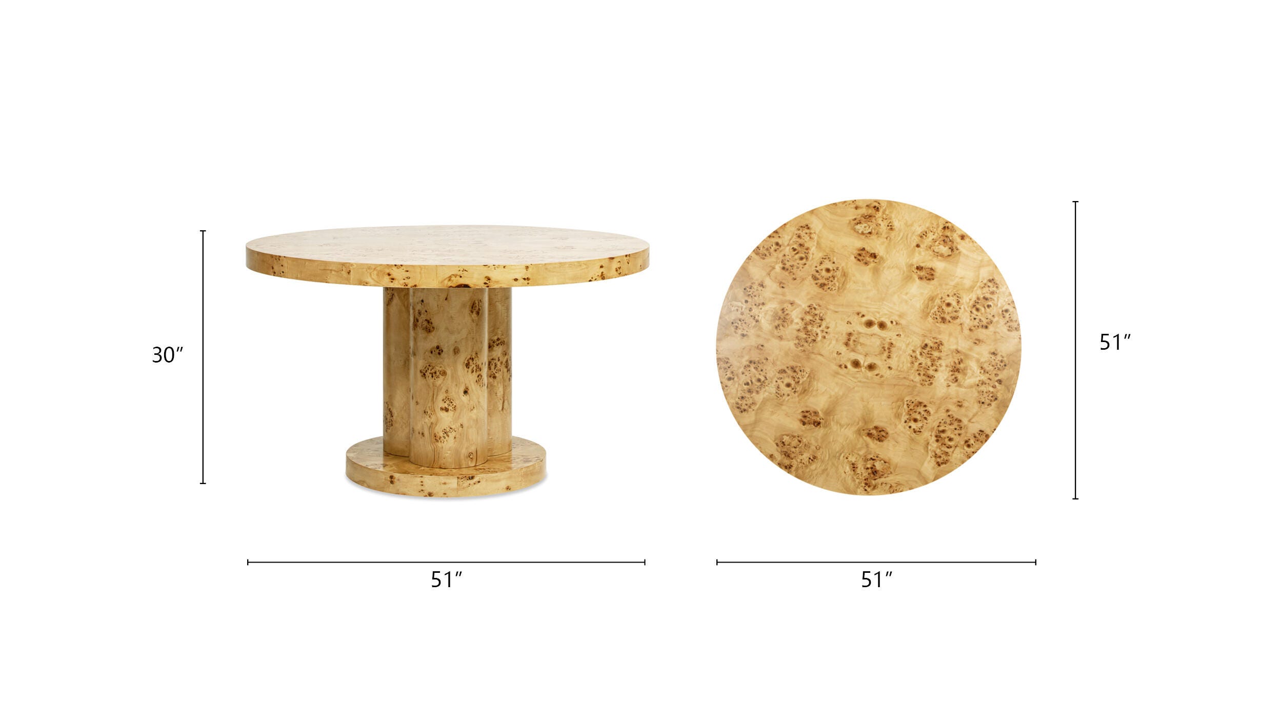 Jennifer Taylor Home Nebula Dining Table, , large