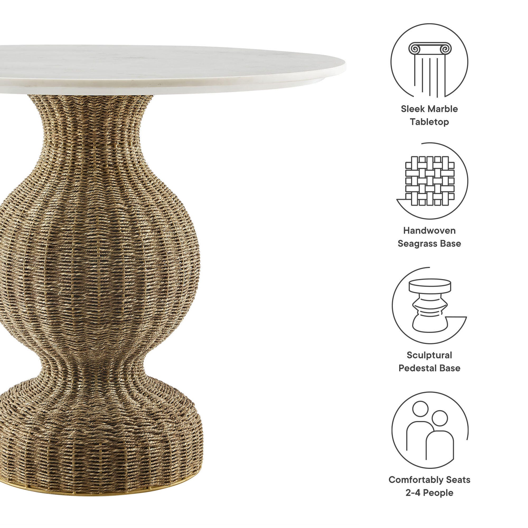 Modway Zale Dining Table, , large