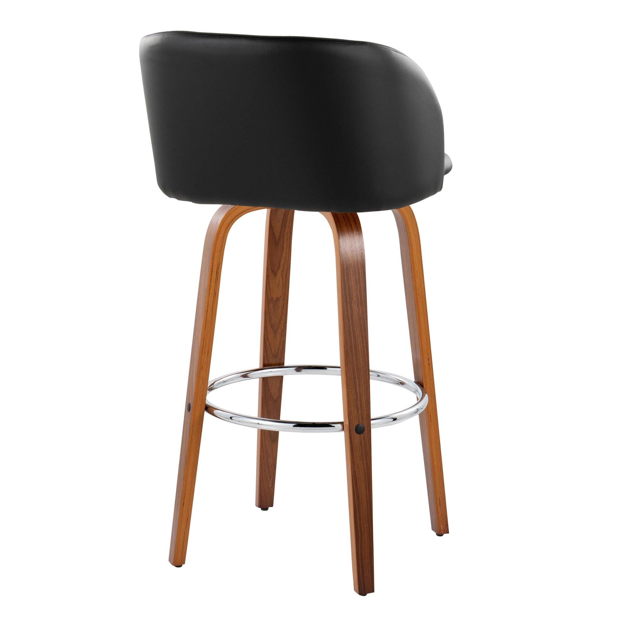LumiSource Fran Bar Height Bar Stool (Set of 2), , large