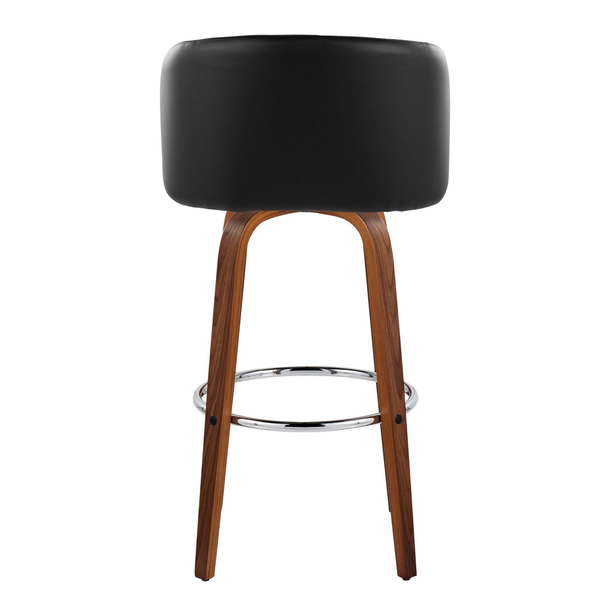 LumiSource Fran Bar Height Bar Stool (Set of 2), , large