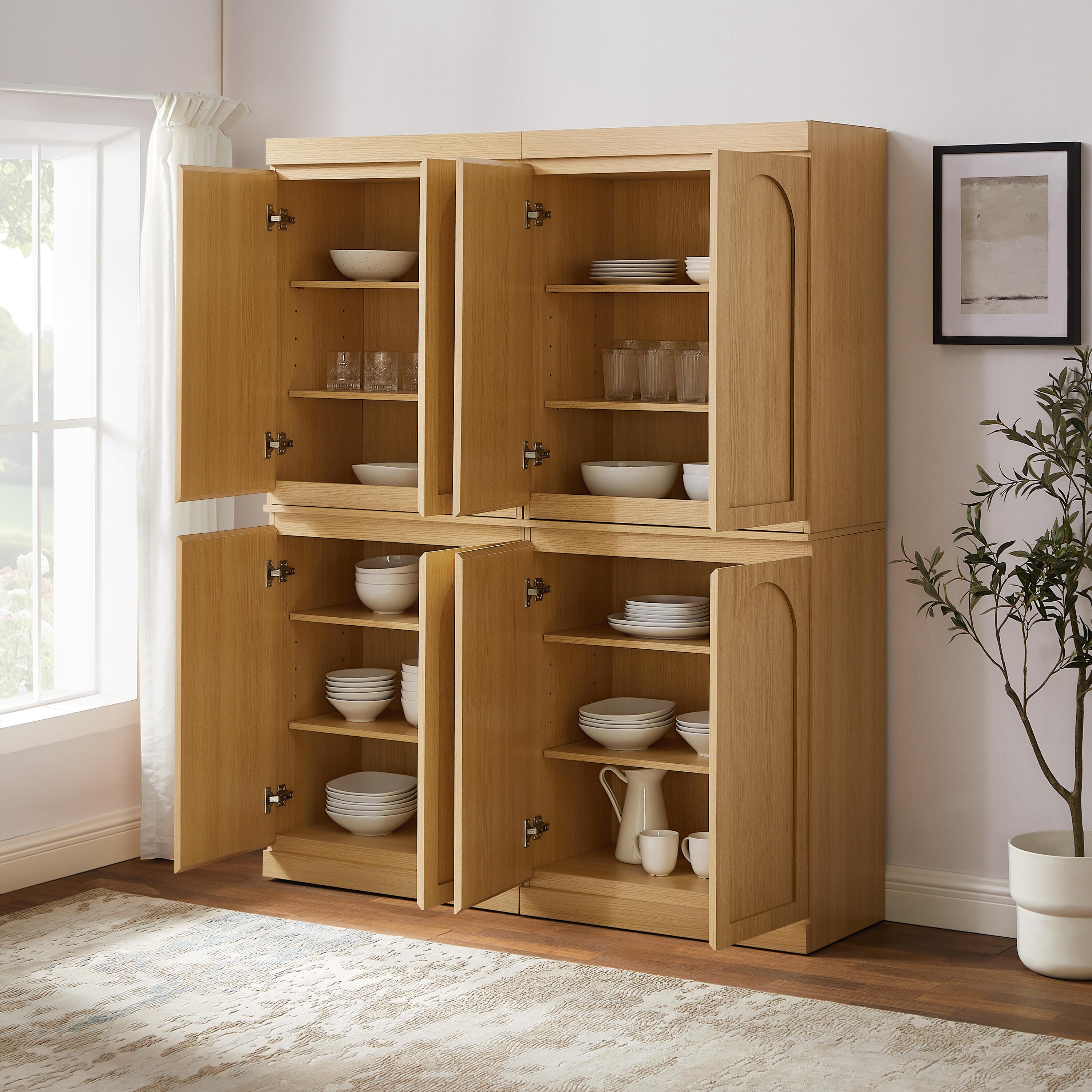 Crosley Furniture Marco 2-Piece Pantry Set, , large