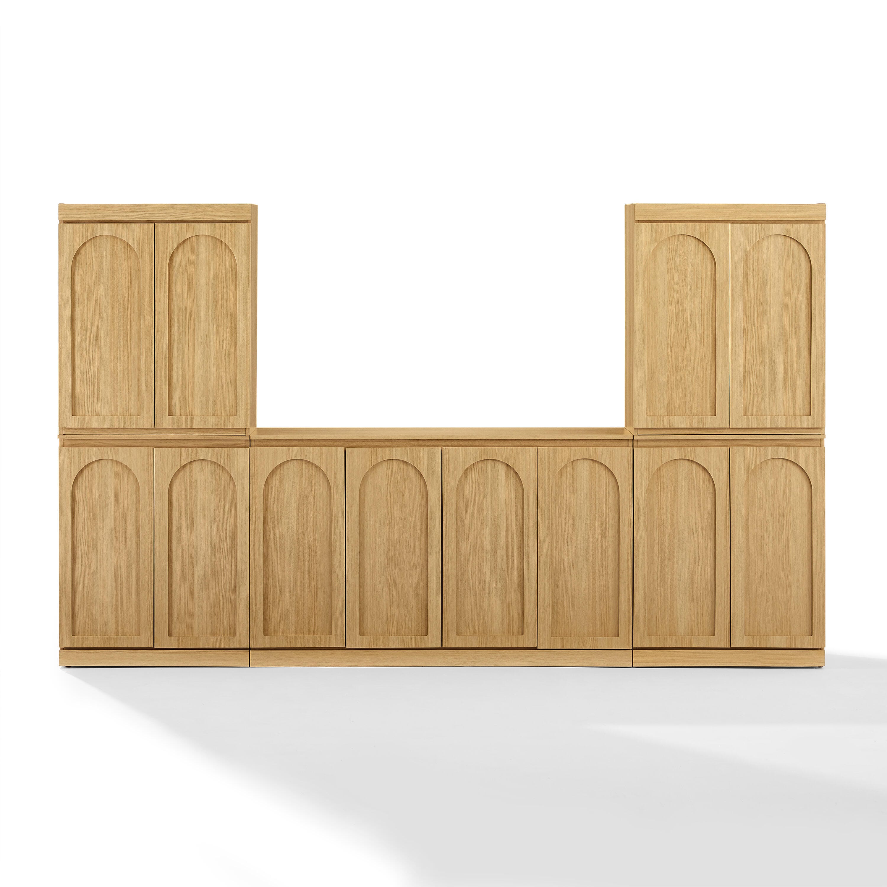 Crosley Furniture Marco 3-Piece Sideboard And Pantry Set, , large