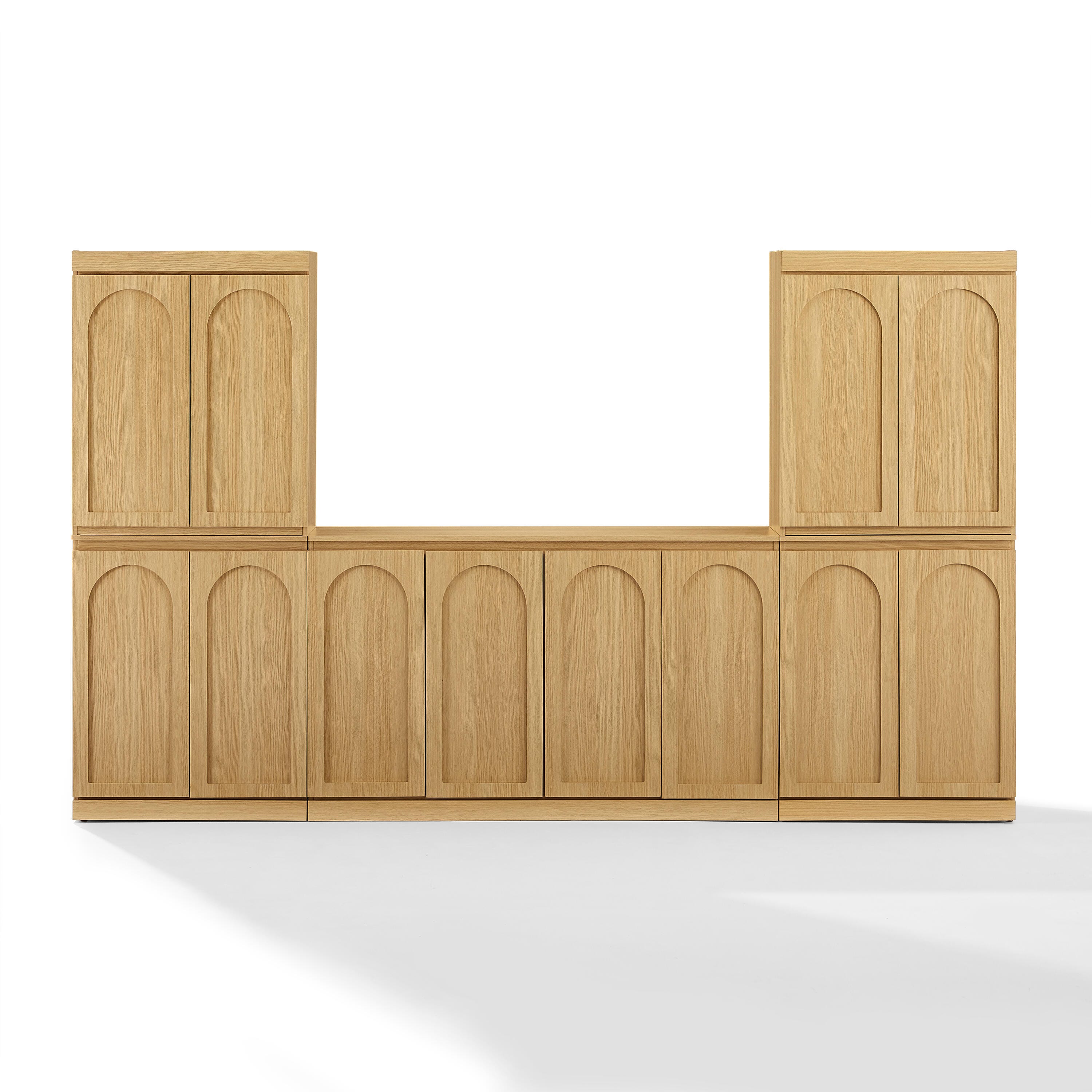Crosley Furniture Marco 3-Piece Sideboard And Pantry Set, , large
