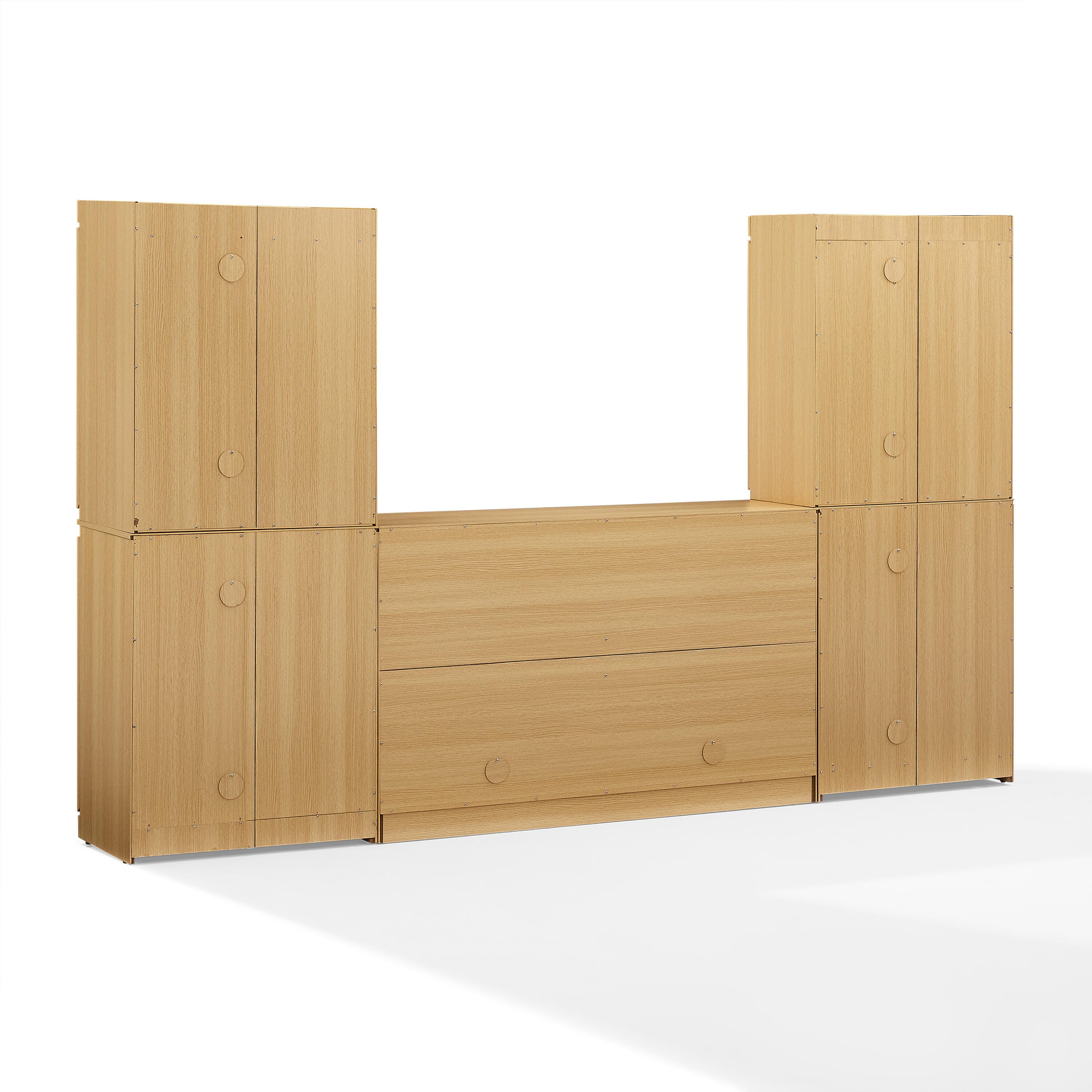 Crosley Furniture Marco 3-Piece Sideboard And Pantry Set, , large