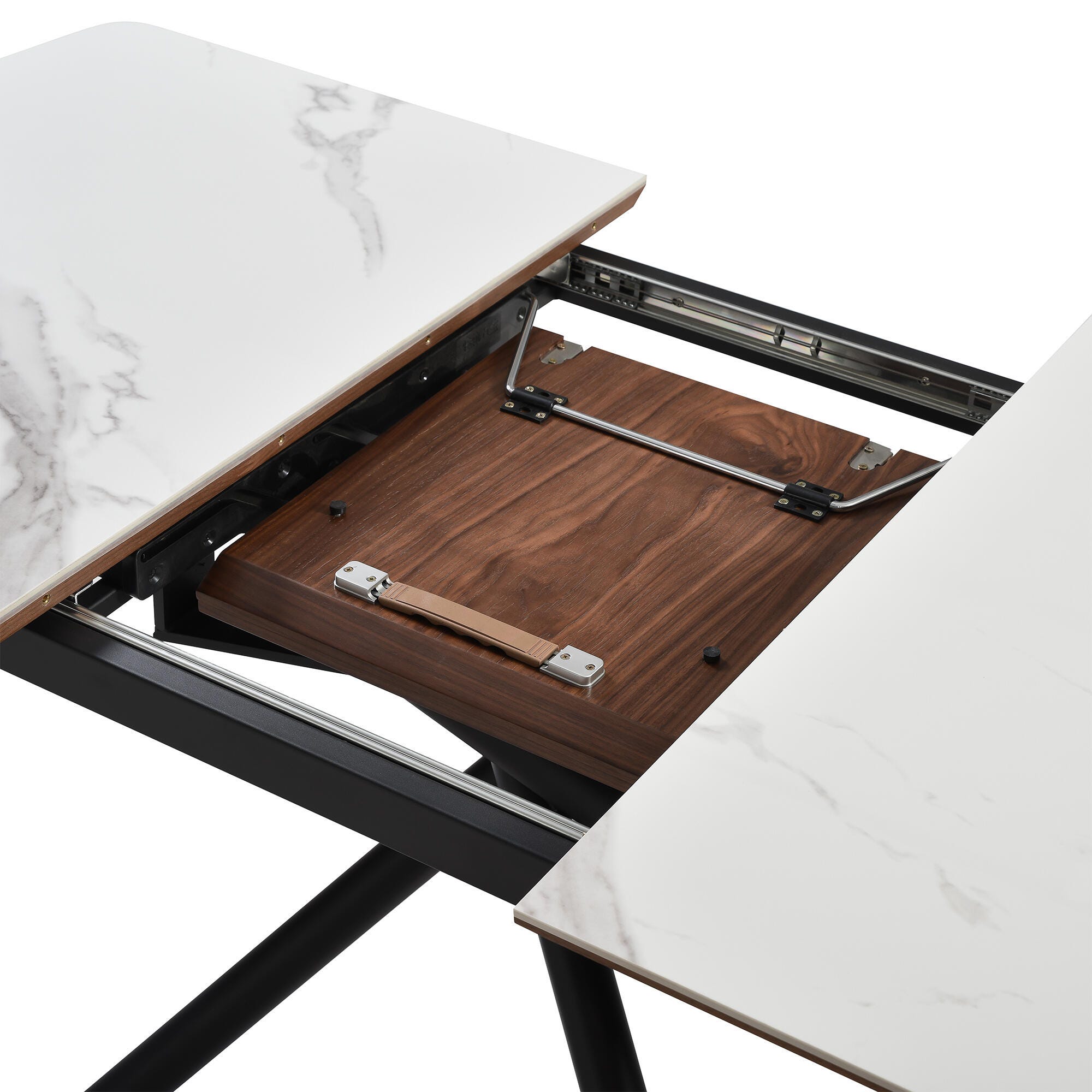 Armen Living Alora Extendable Dining Table, , large