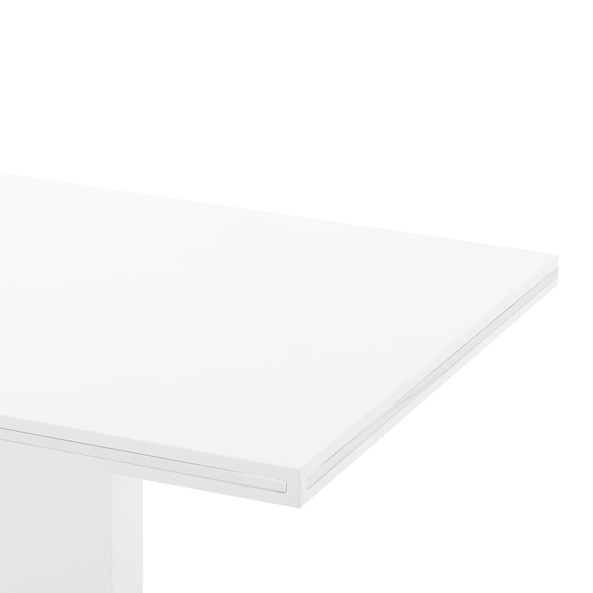 Armen Living Amanda Dining Table with Nook Sofa and Bench, , large
