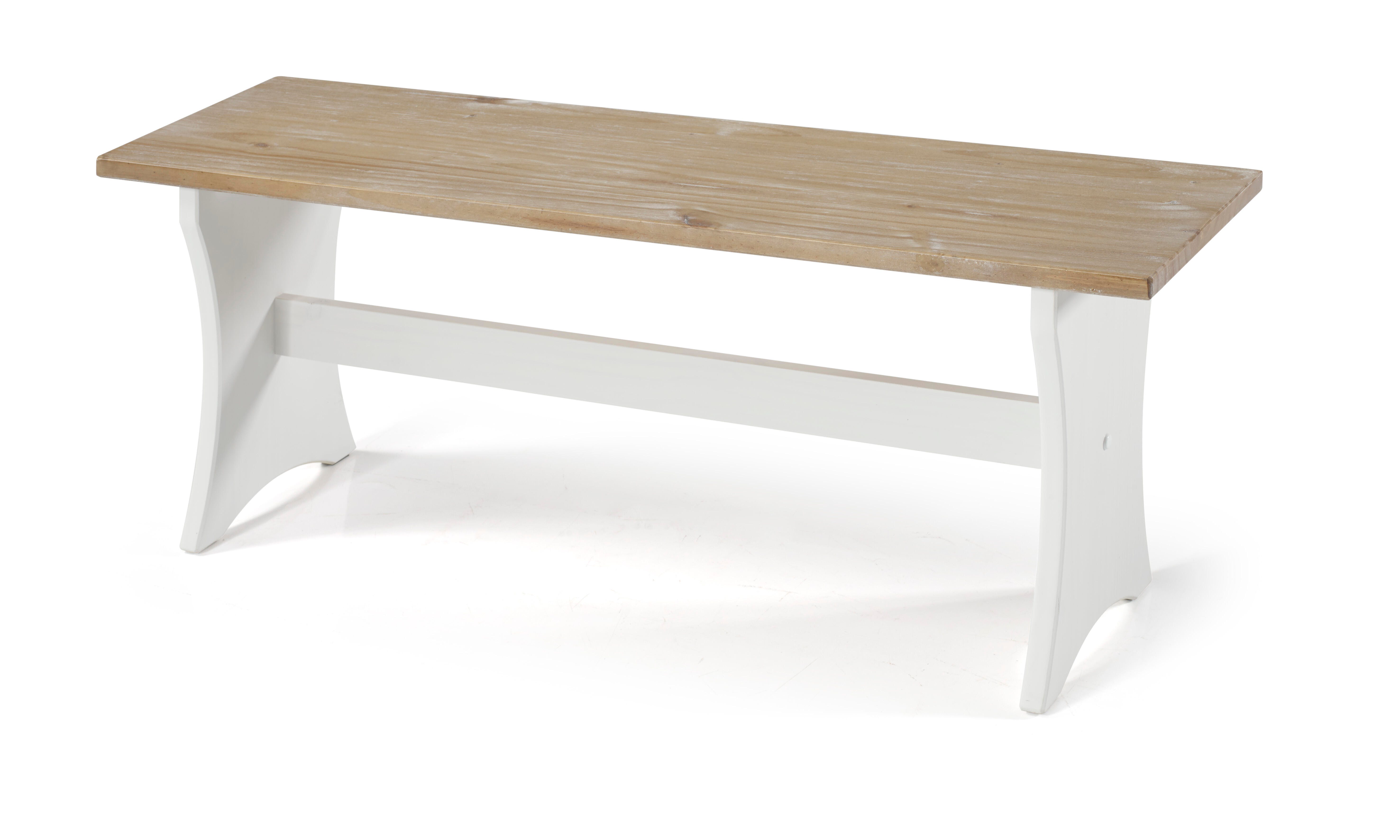 Linon Celina Antique White Nook, White, large