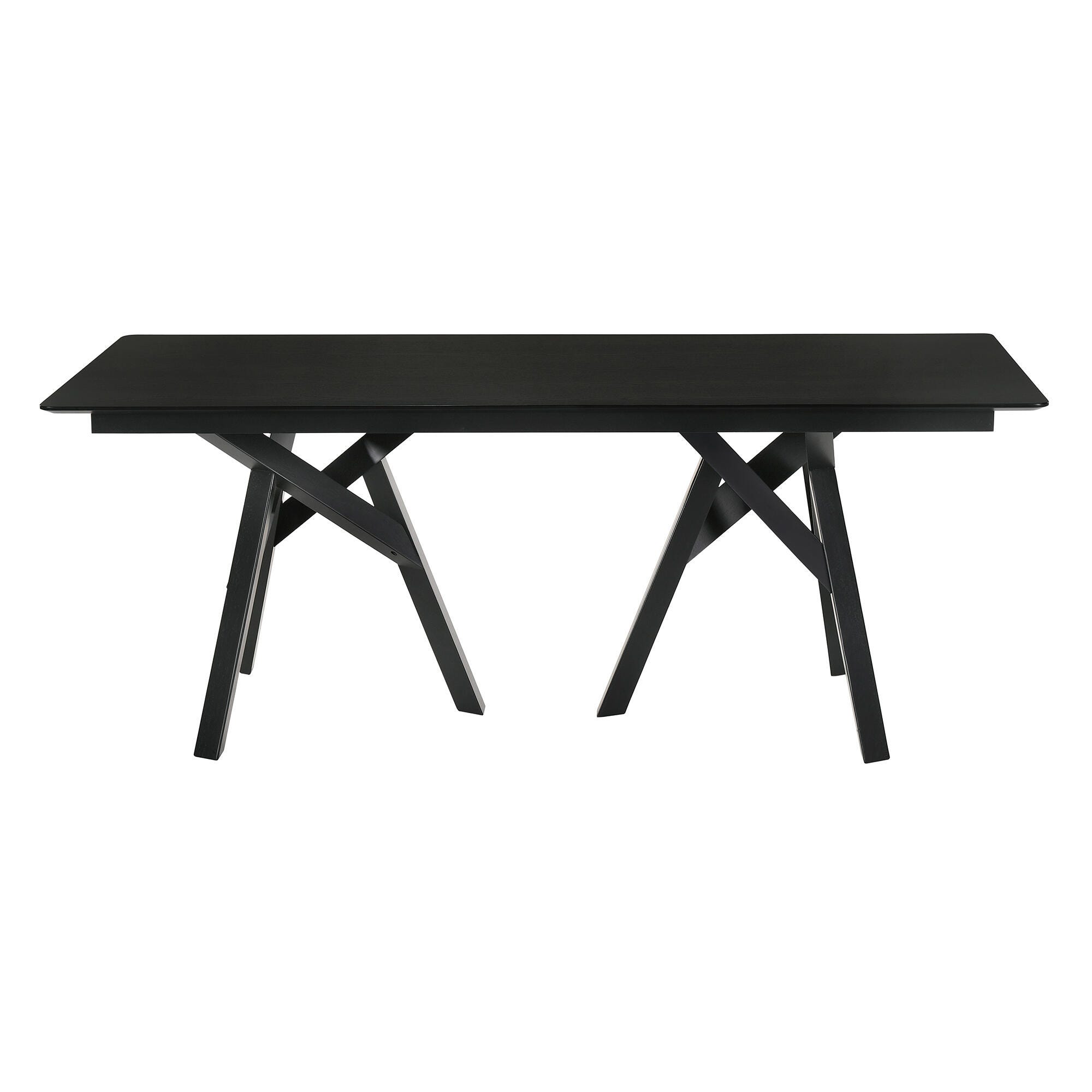 Armen Living Cortina Dining Table, Black, large