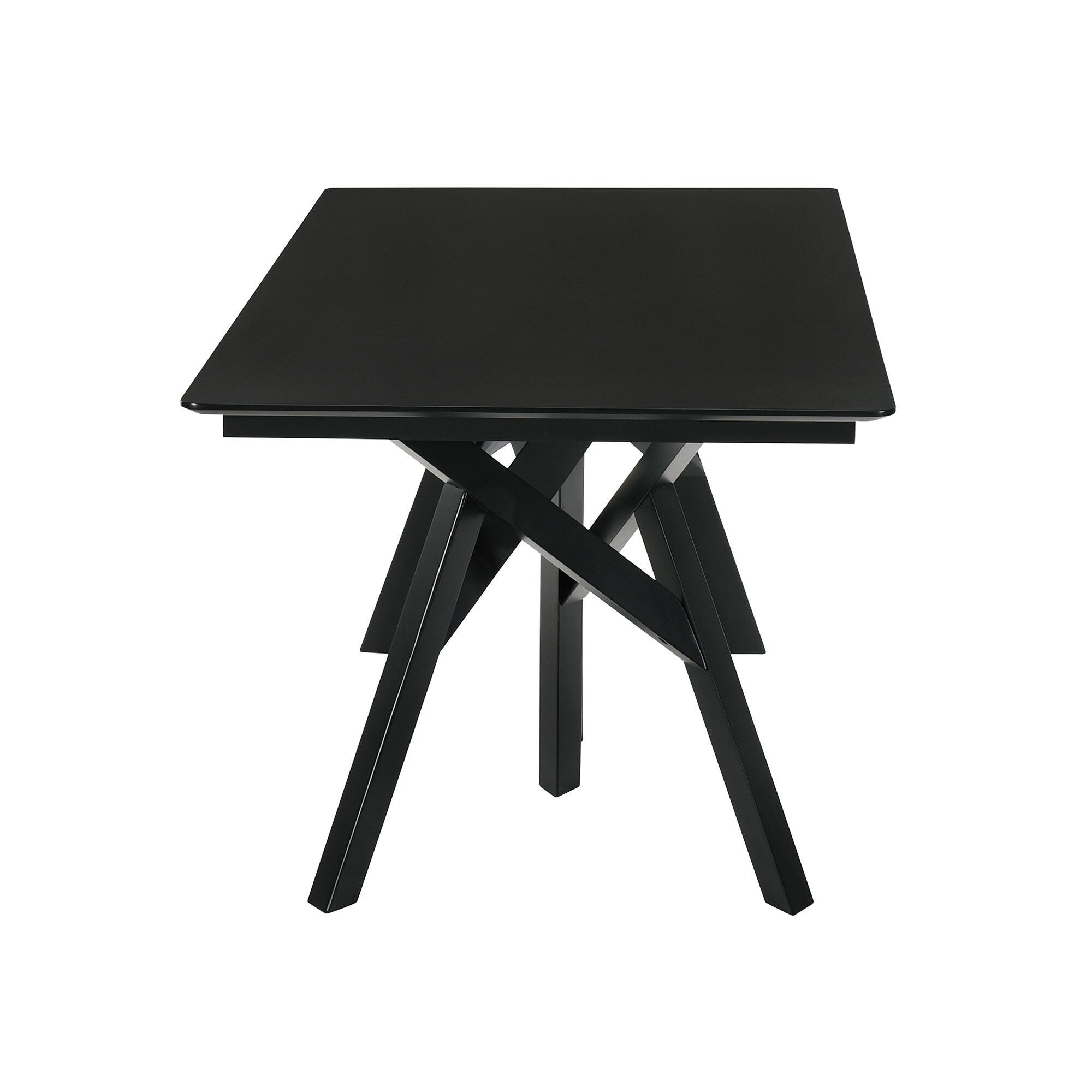 Armen Living Cortina Dining Table, Black, large