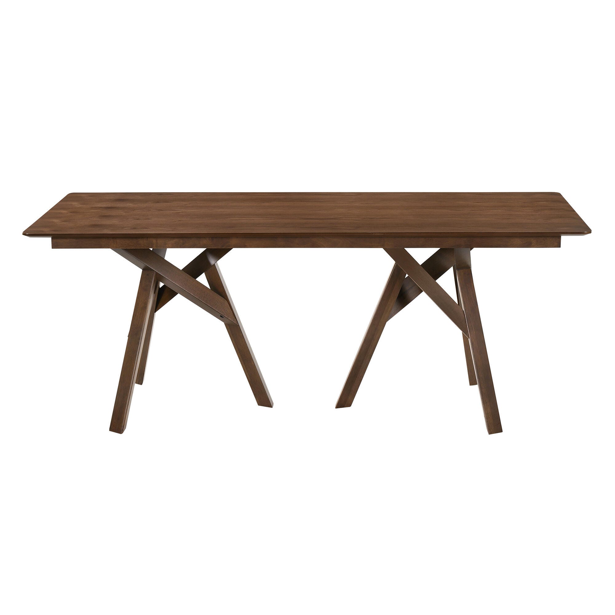 Armen Living Cortina Dining Table, Walnut, large