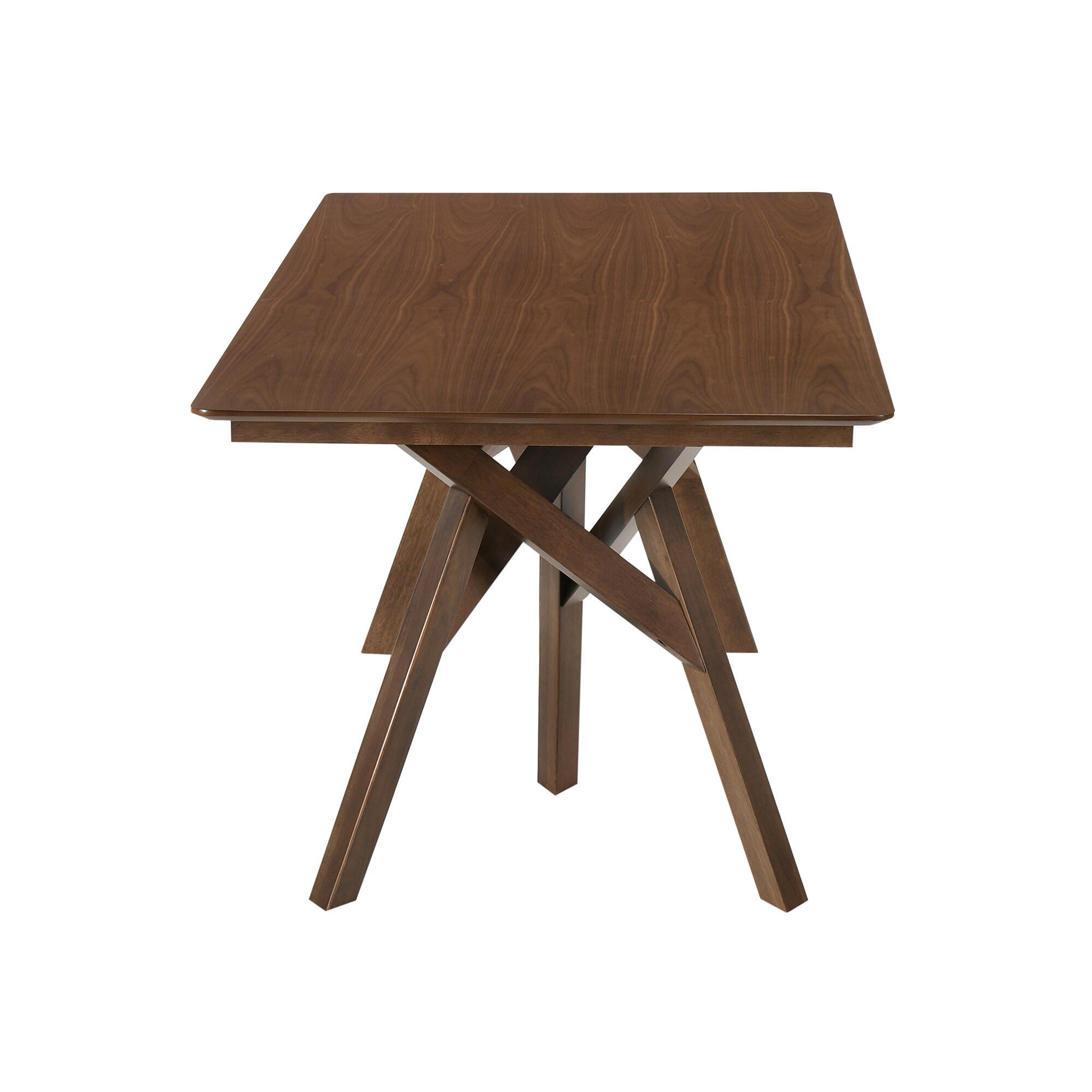 Armen Living Cortina Dining Table, Walnut, large