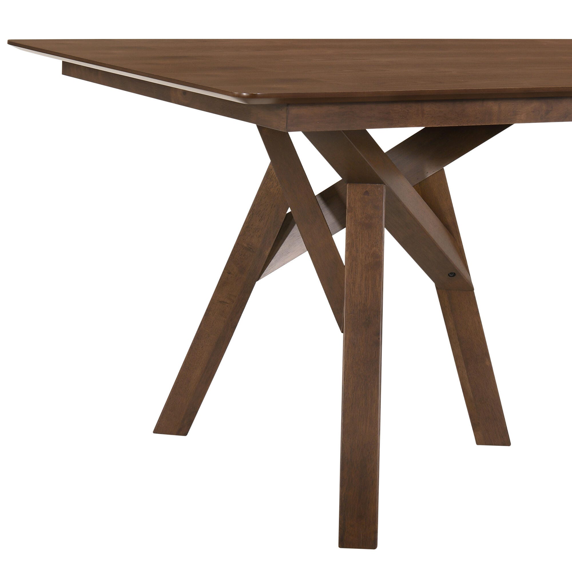 Armen Living Cortina Dining Table, Walnut, large