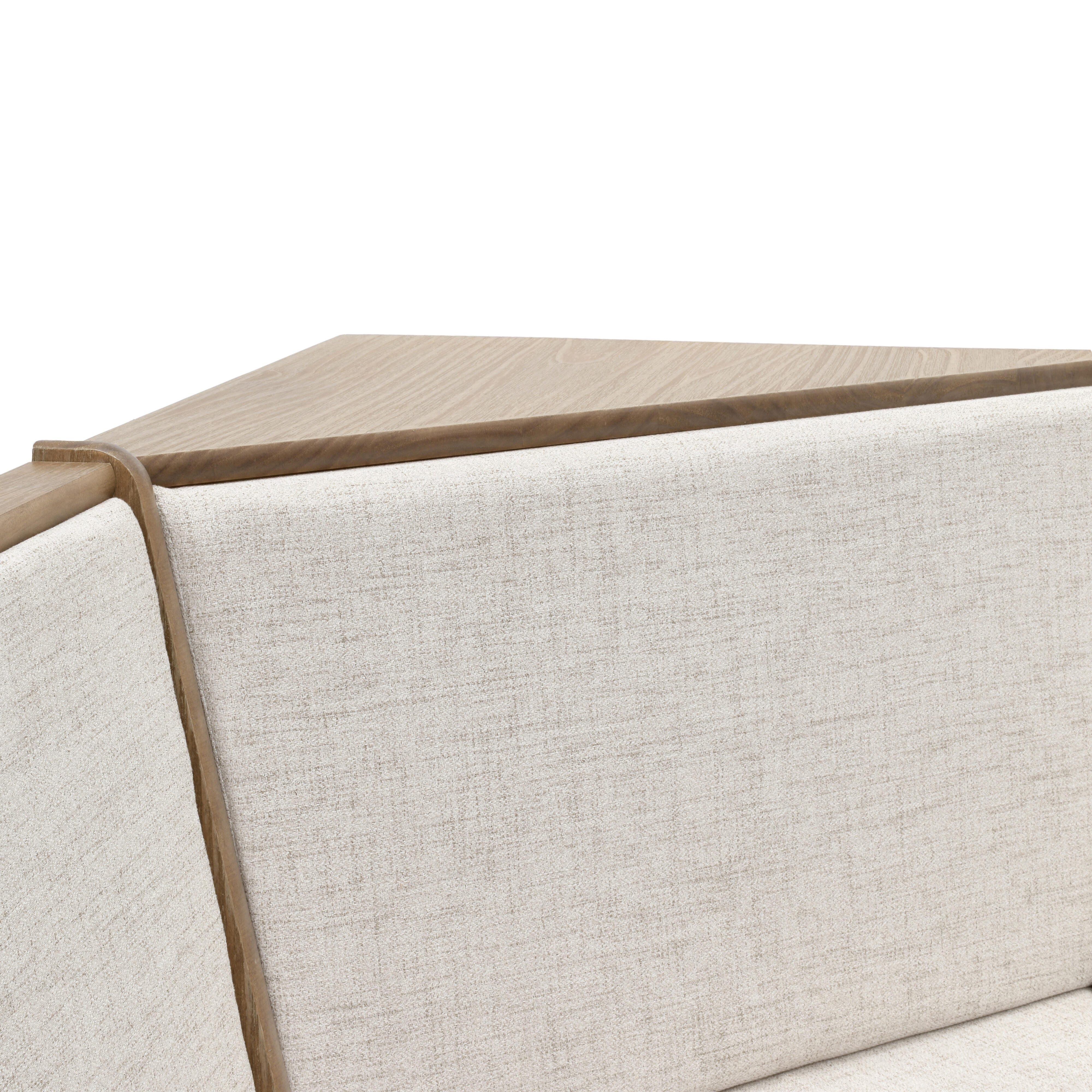 Linon Lela Natural Nook, Brown, large