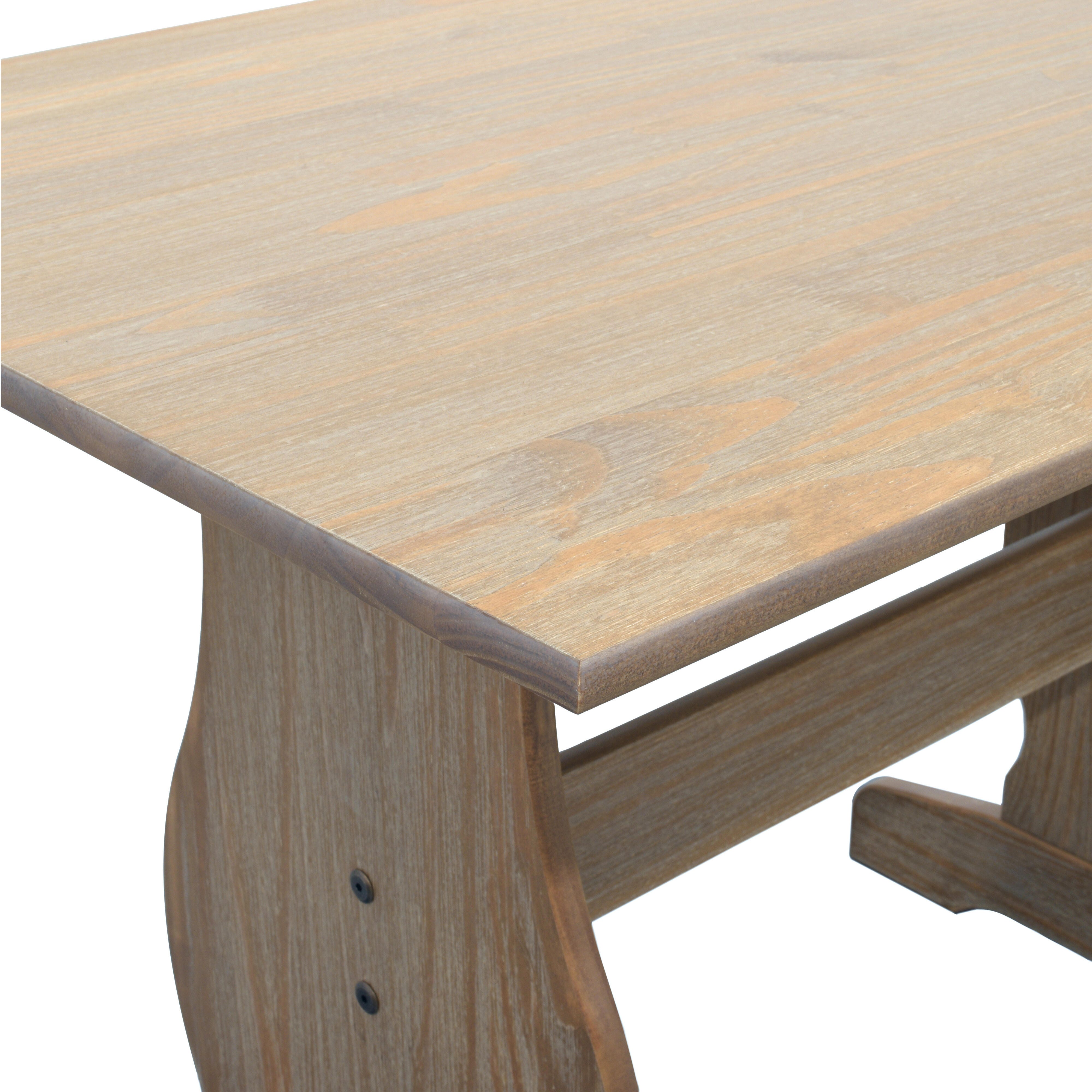 Linon Lela Natural Nook, Brown, large
