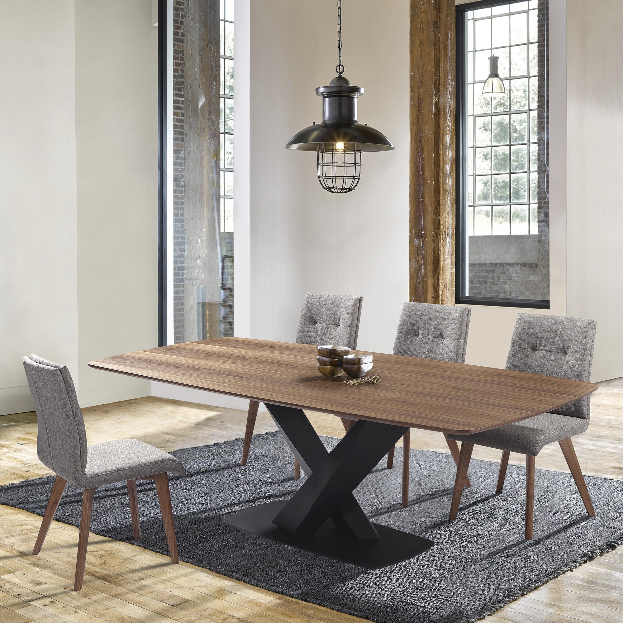 Armen Living Everett Dining Table, , large