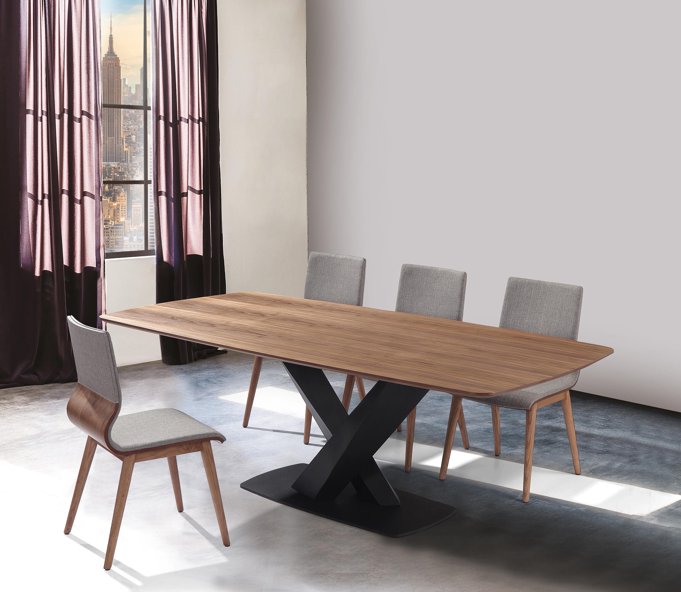 Armen Living Everett Dining Table, , large