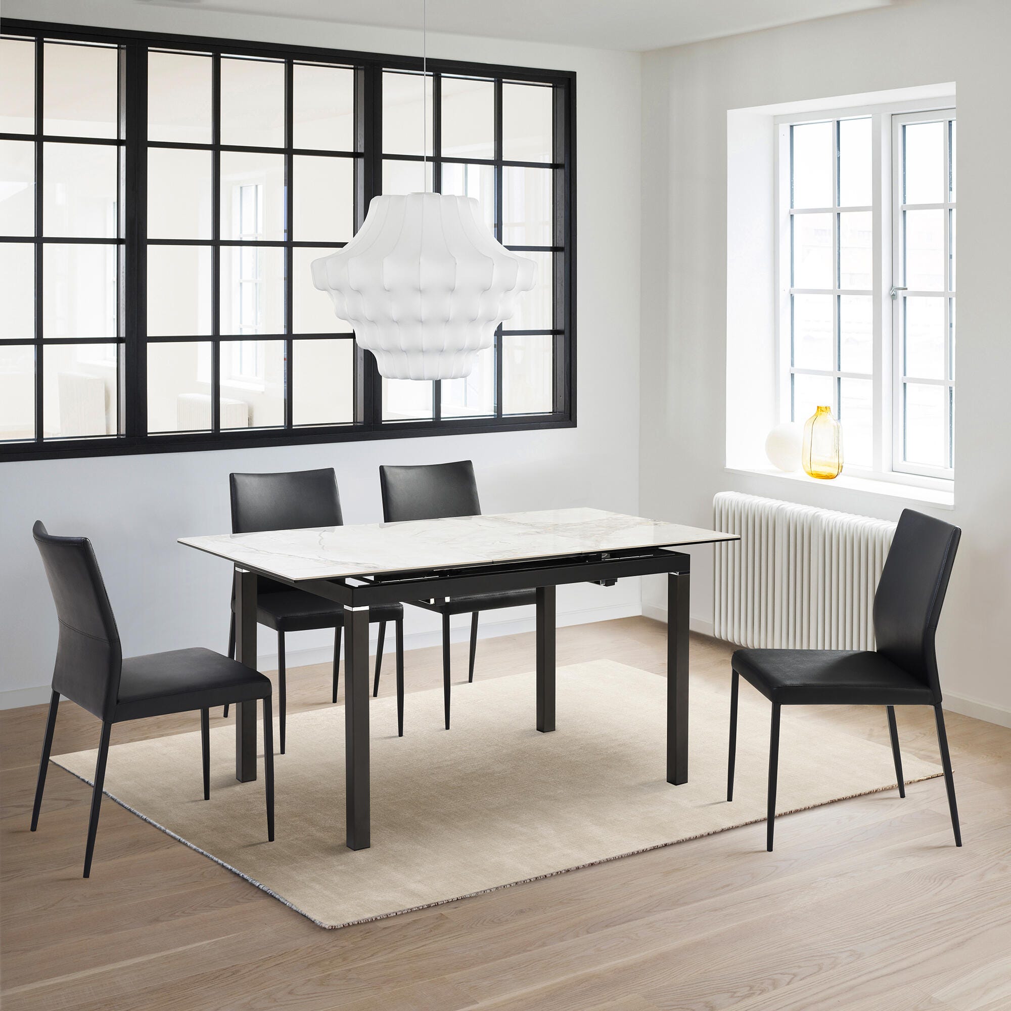 Armen Living Giana Extendable Dining Table, , large
