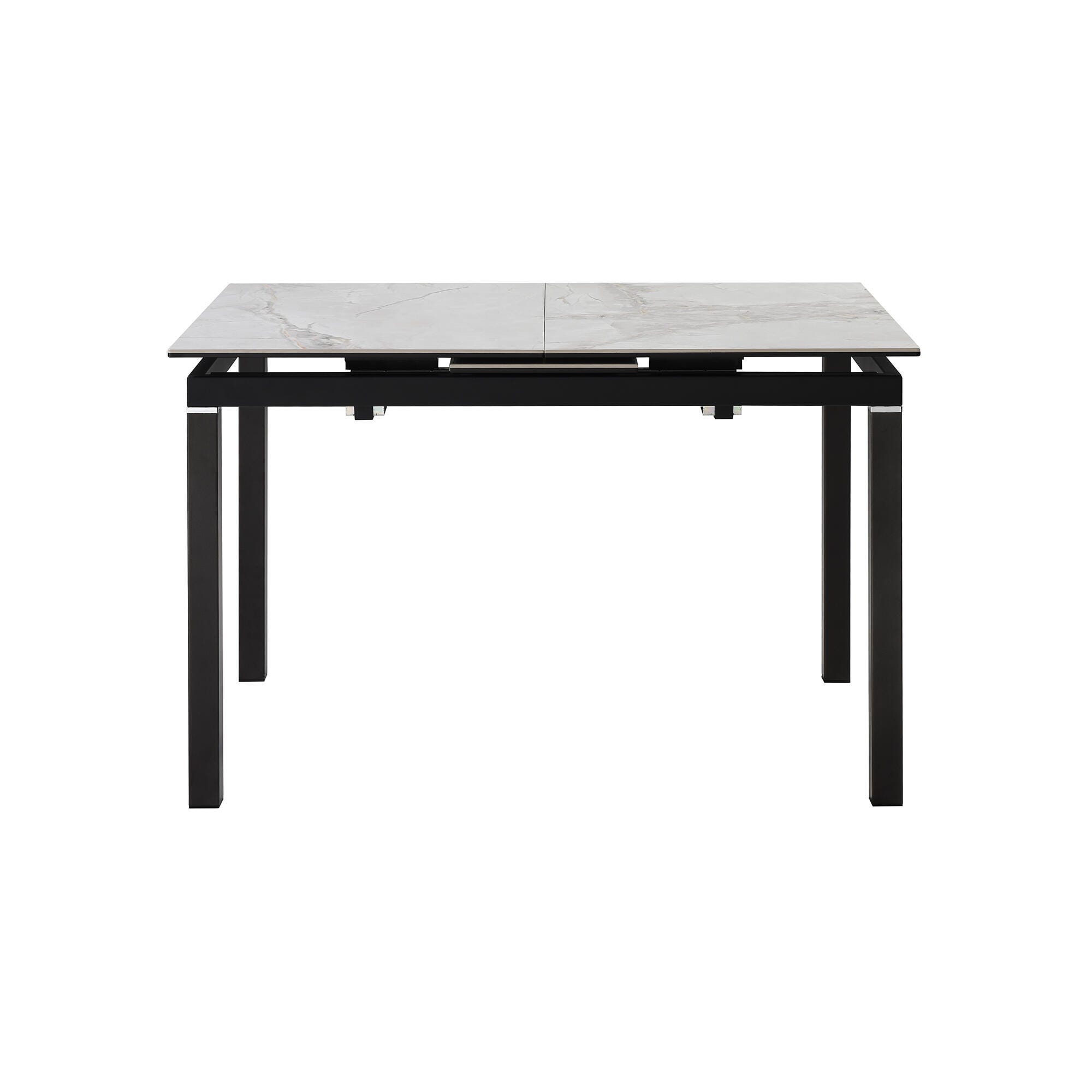 Armen Living Giana and Kash Extendable Dining Table and 4 Chairs, , large