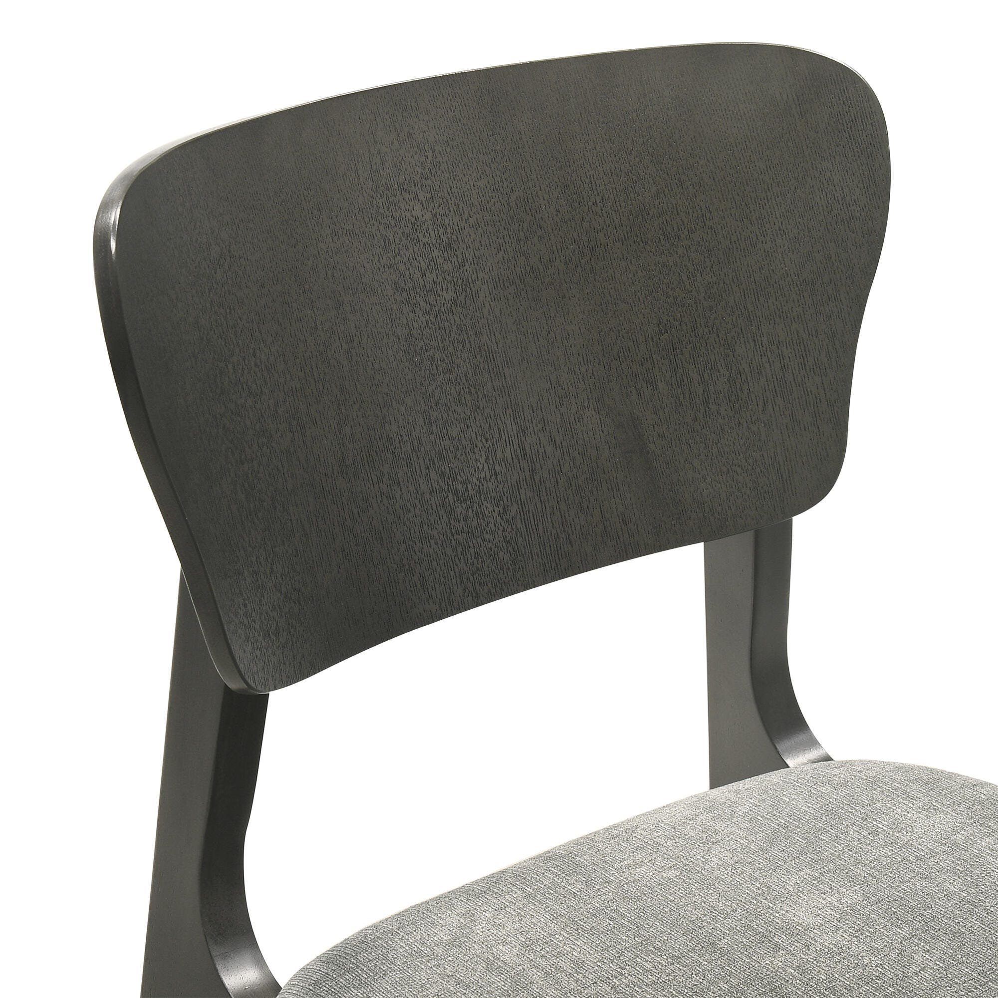 Armen Living Kalia Dining Table and 4 Chairs, Gray, large