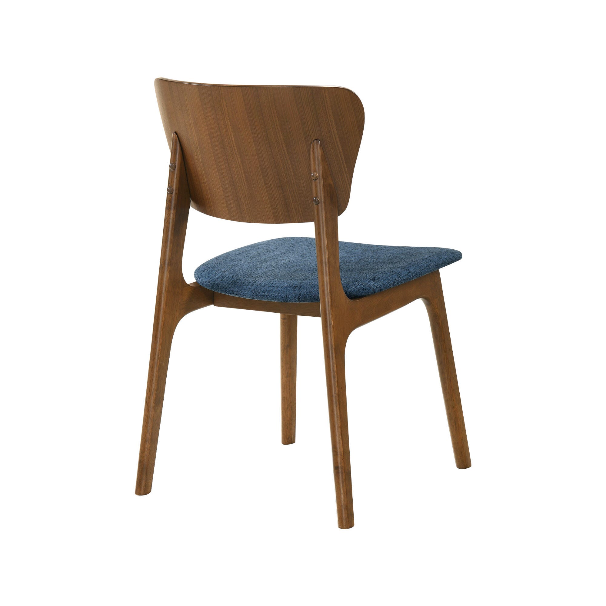 Armen Living Kalia Dining Table and 4 Chairs, Teal/Brown, large