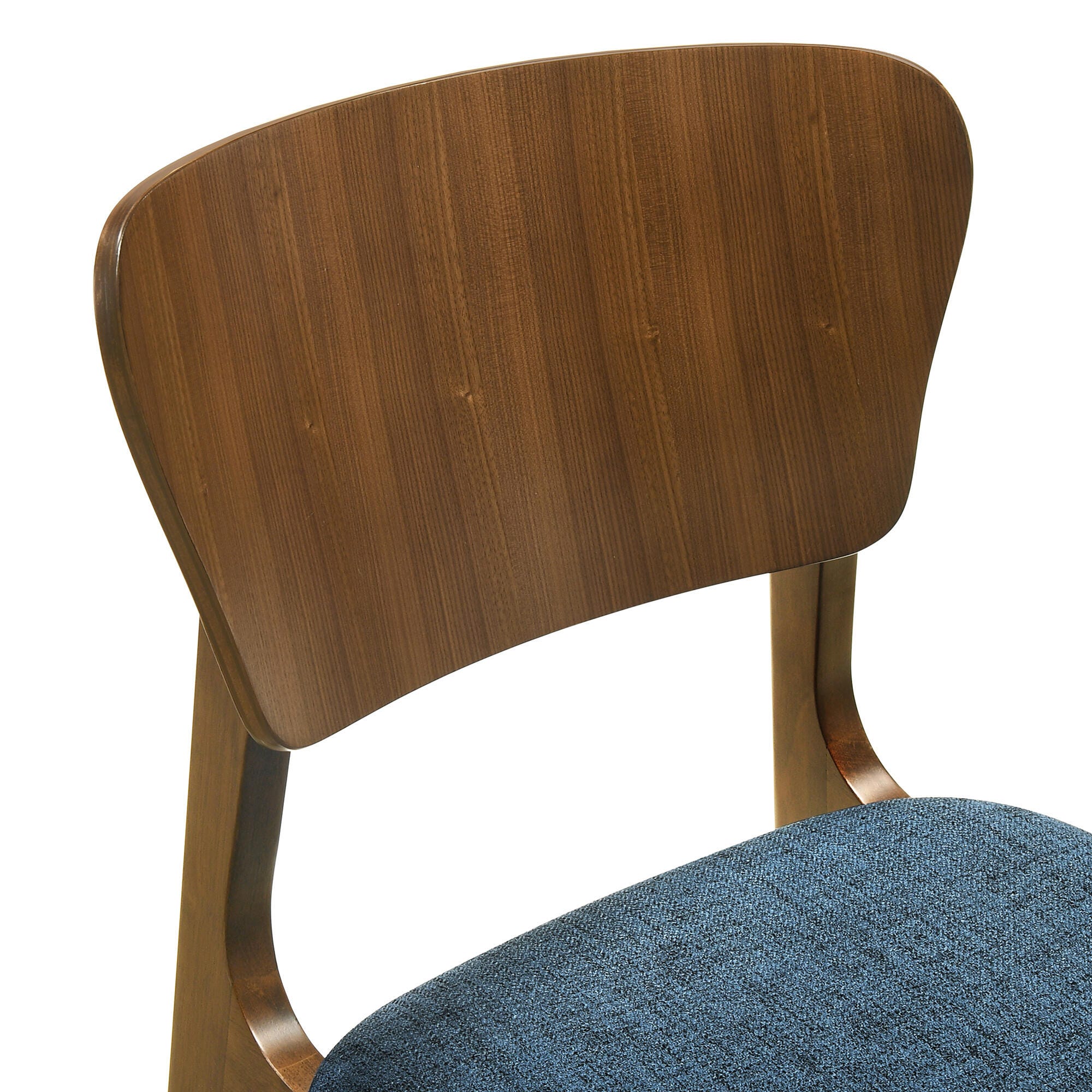 Armen Living Kalia Dining Table and 4 Chairs, Teal/Brown, large